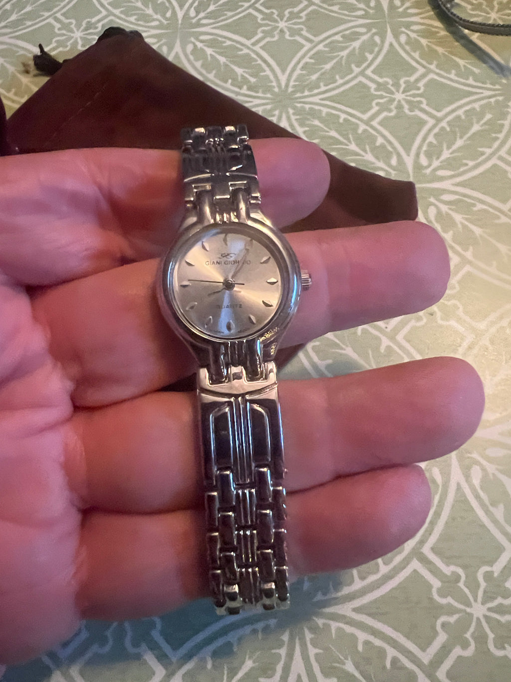 Ladies 90’s Giani Giorgio dainty silver watch