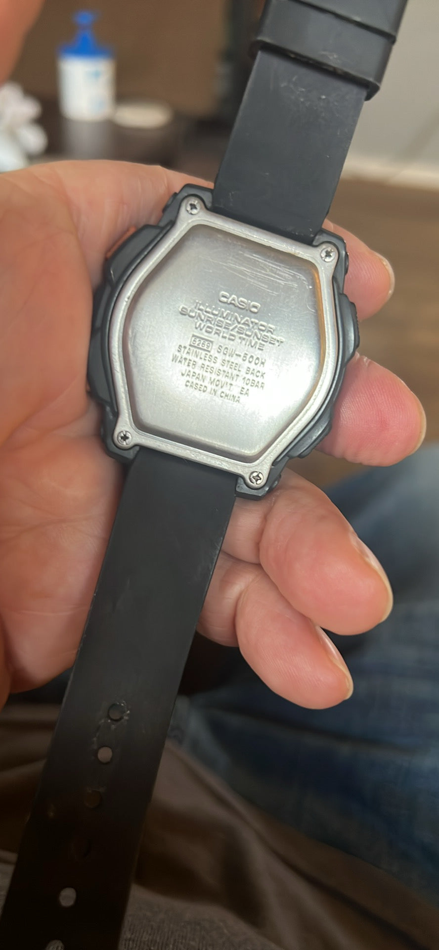Casio Twin Sensor Compass Men's Watch SGW-500H World Time 10 Bar Watch