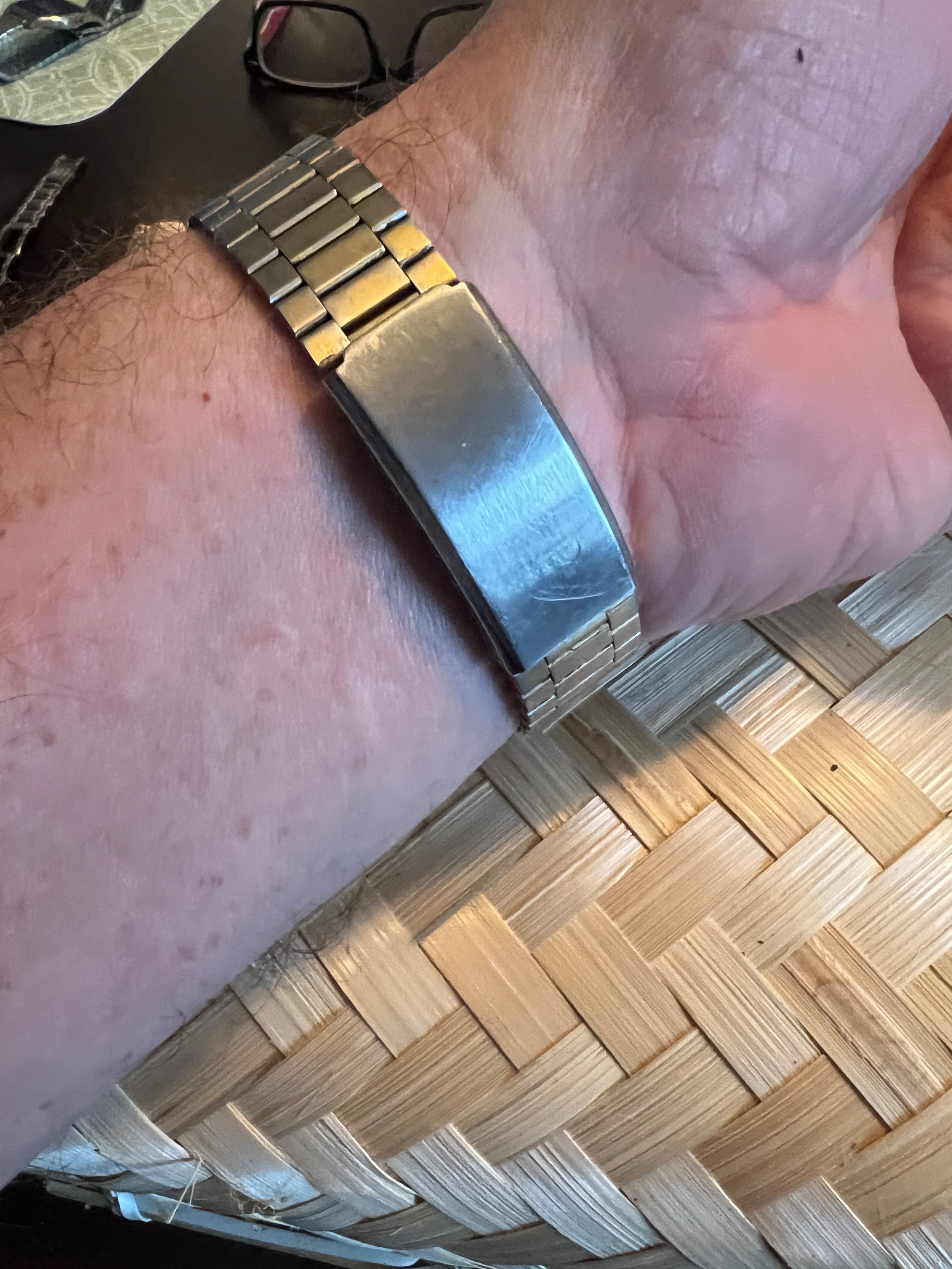 Vintage Gold tone Timex lat 70’s K-cell digital watch