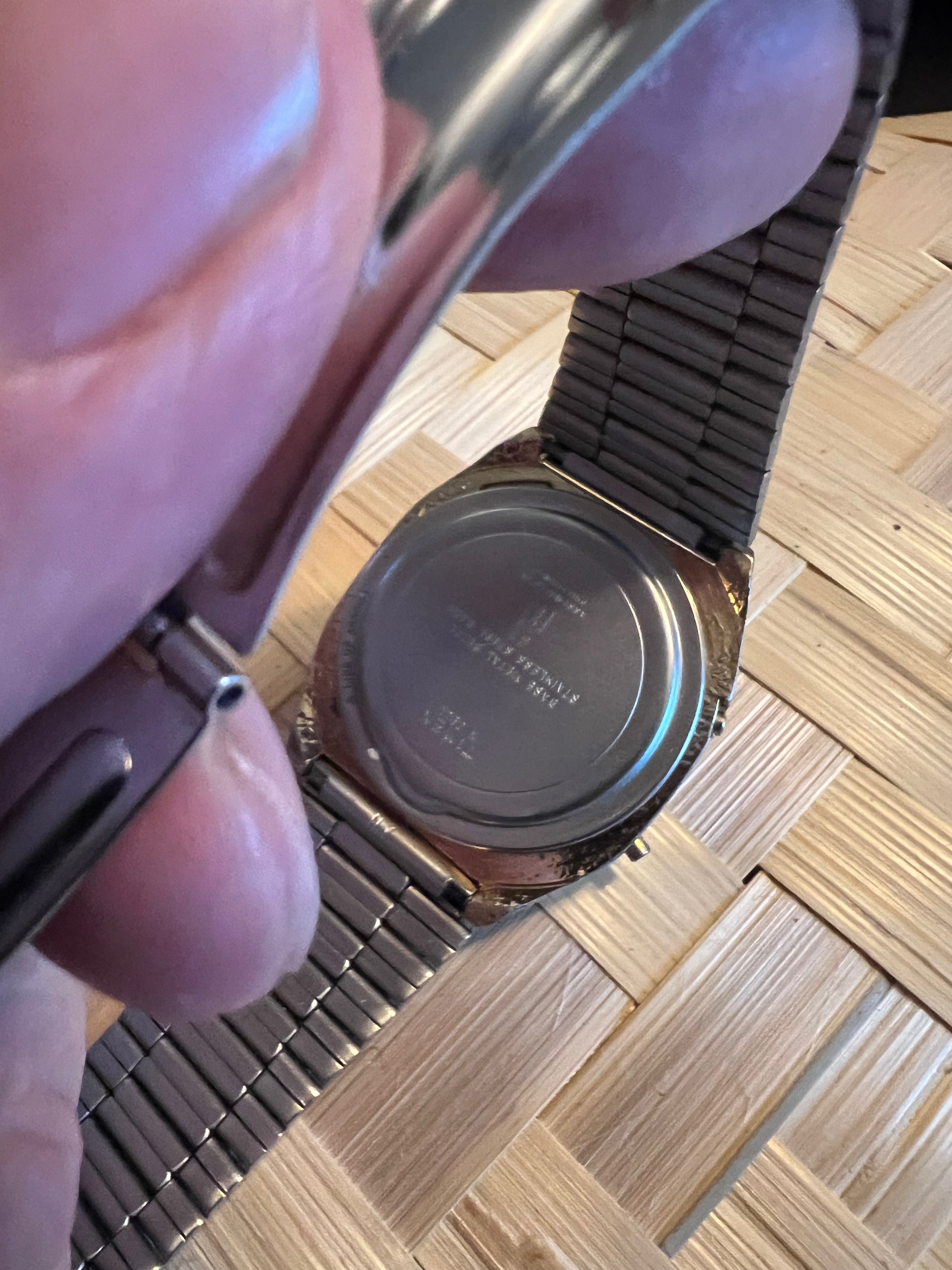 Vintage Gold tone Timex lat 70’s K-cell digital watch