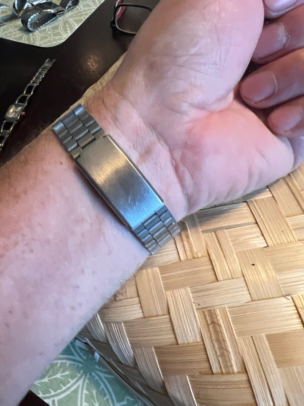 Vintage Men’s Timex K-cell silver tone new battery works perfectly