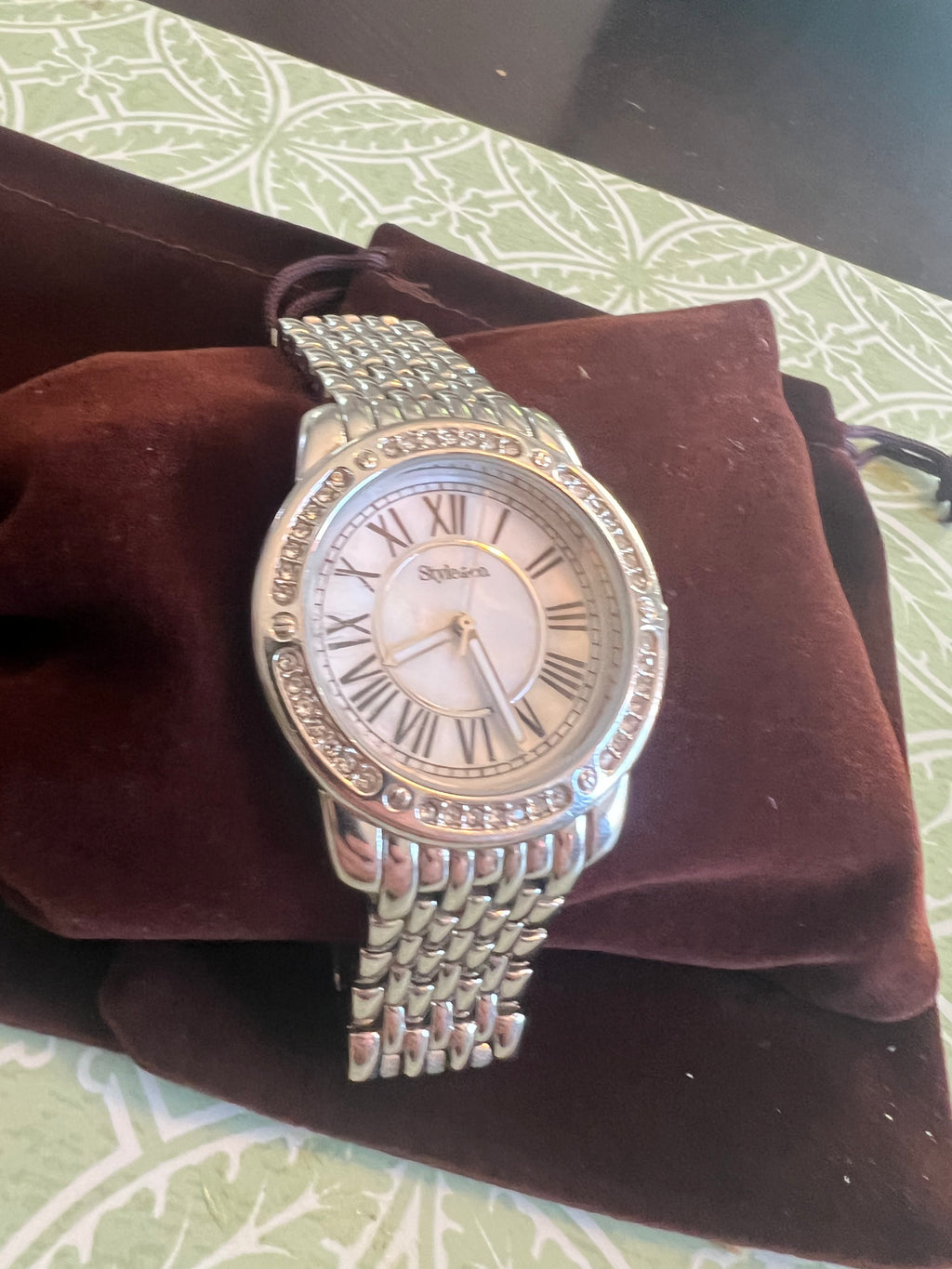Ladies Styleco diamond accent cocktail watch. New battery