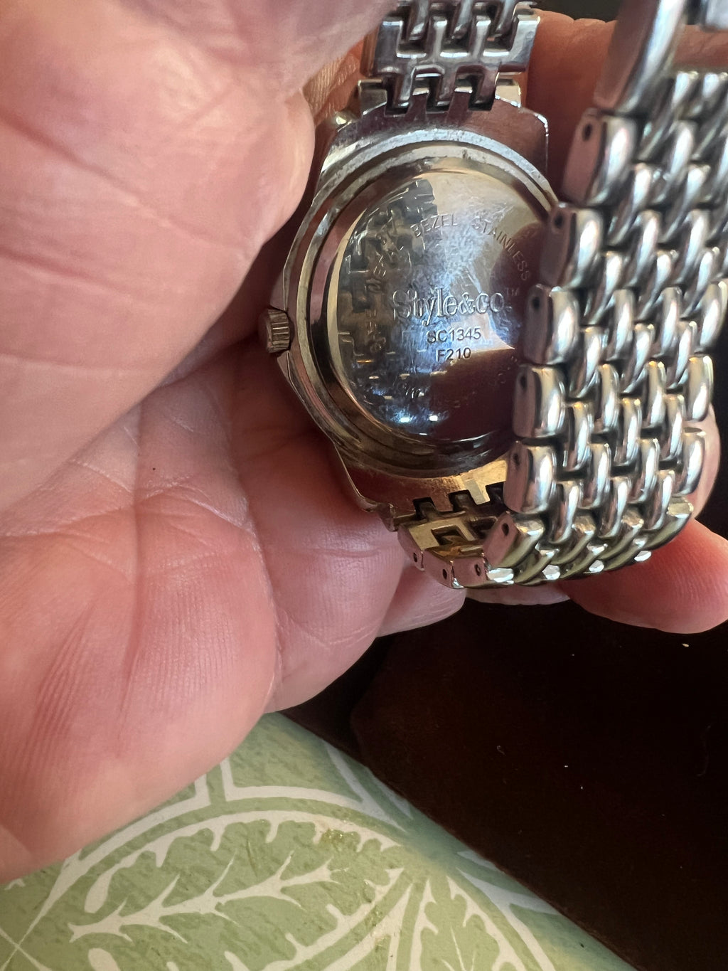 Ladies Styleco diamond accent cocktail watch. New battery