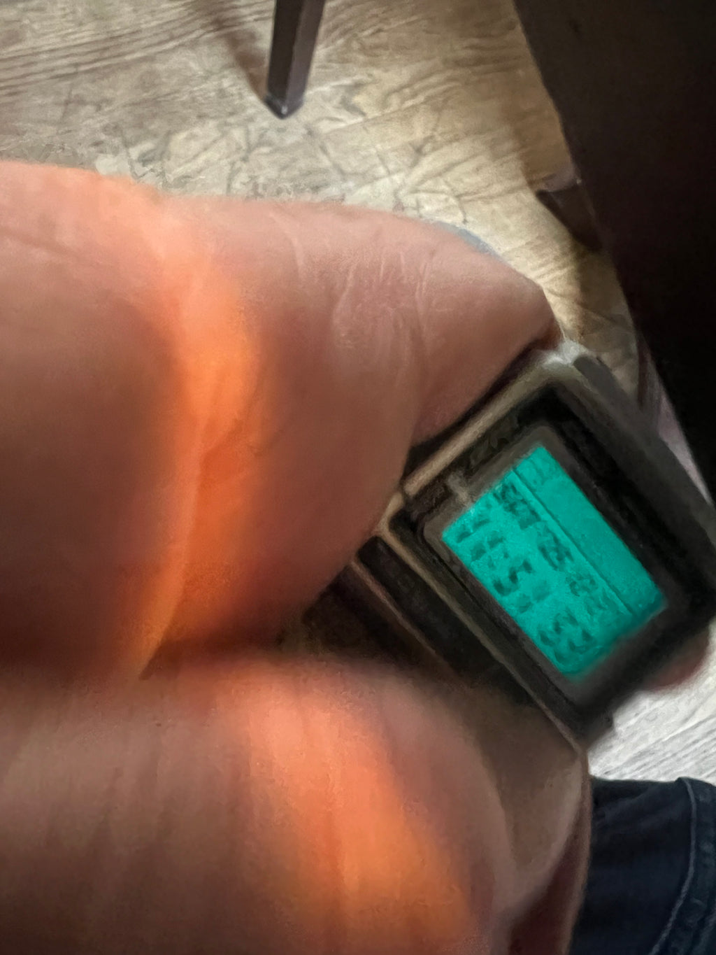 Casio DBC-W150 Watch Men 37mm Digital Silver Tone Atomic Calculator New Battery