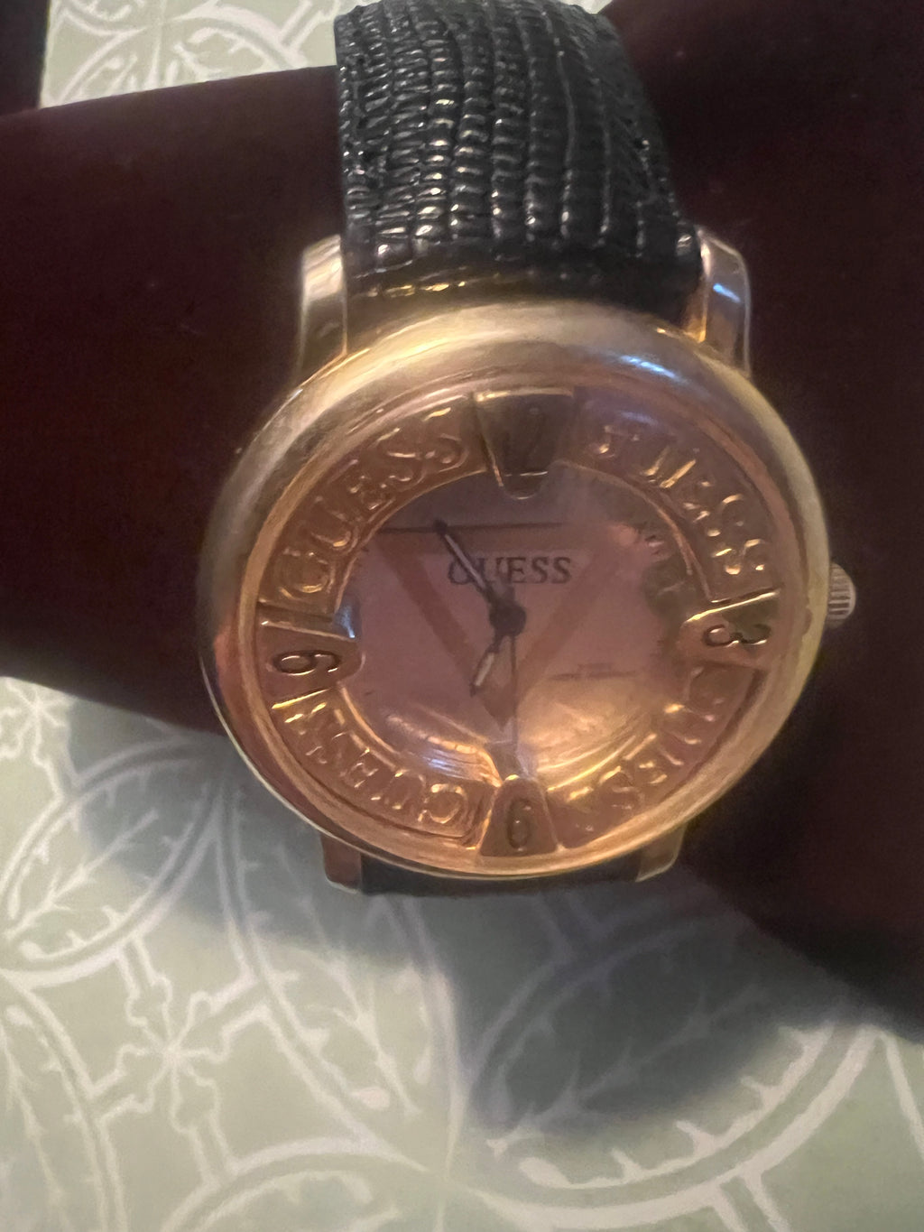 90’s Trend Guess Watch Gold Tone Never Worn New Battery
