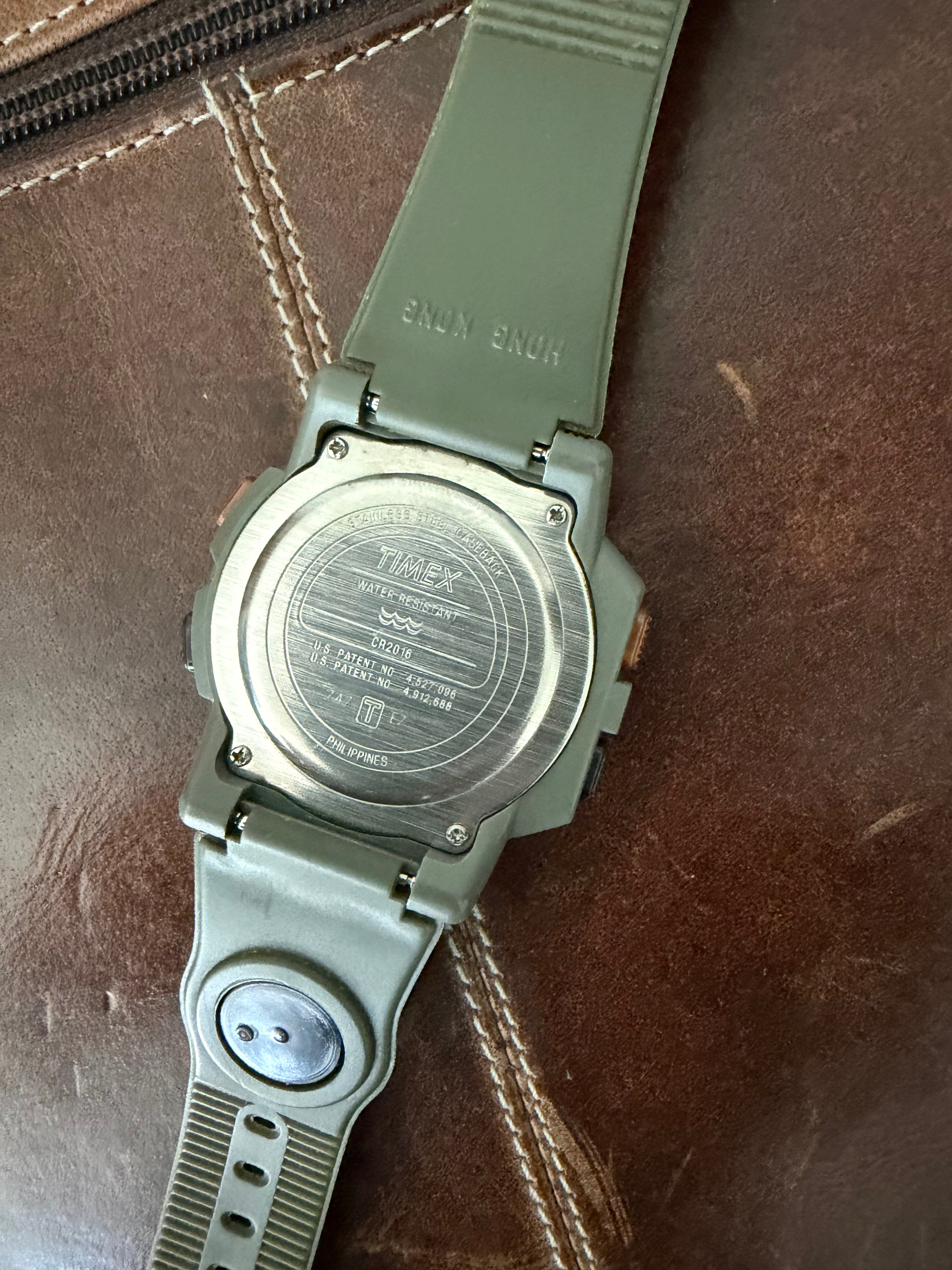 Vintage & Rare timex expedition "weather" indiglo digital watch M747 2