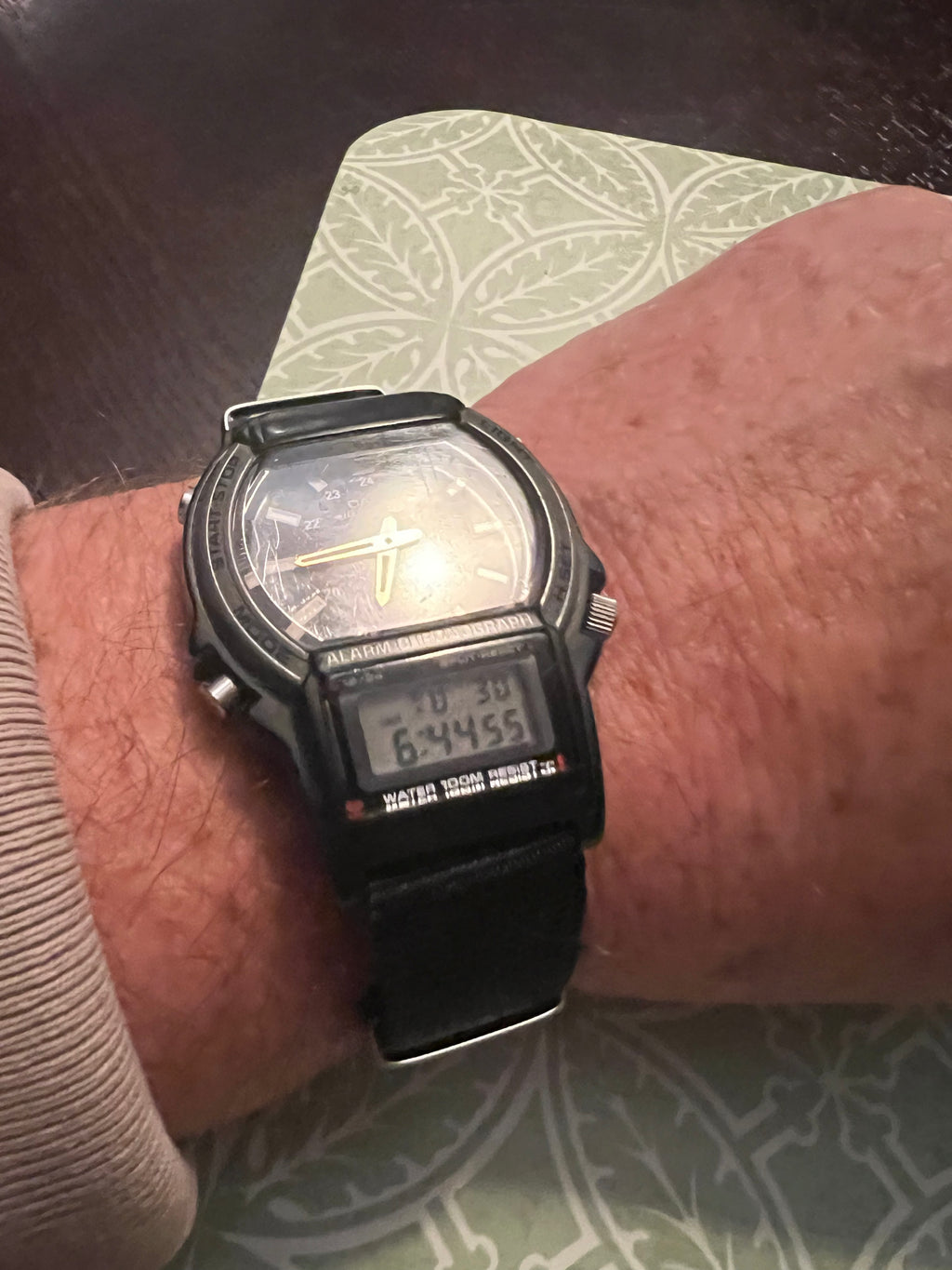 Casio vintage men’s analog/digital watch AW-61