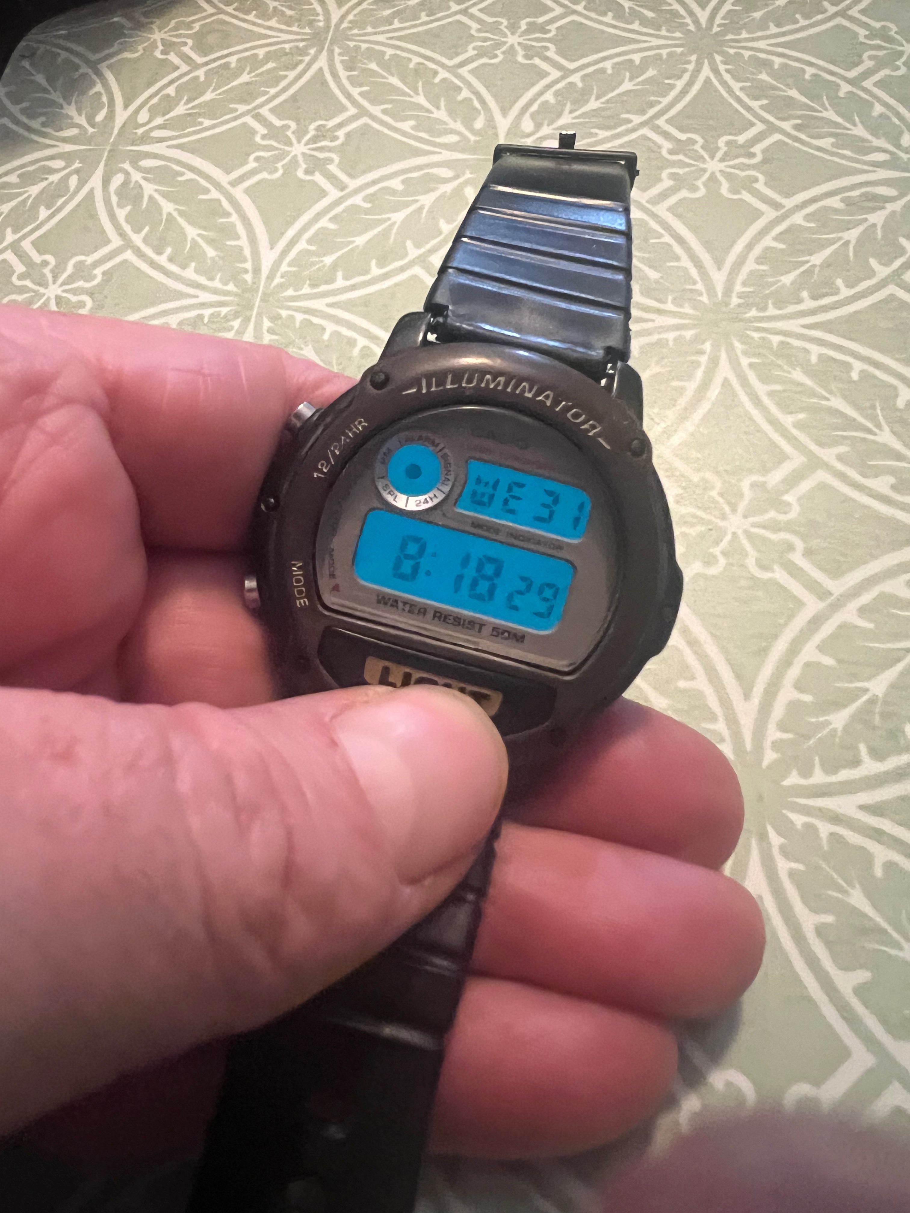 Casio men’s 90’s digital watch W-89H