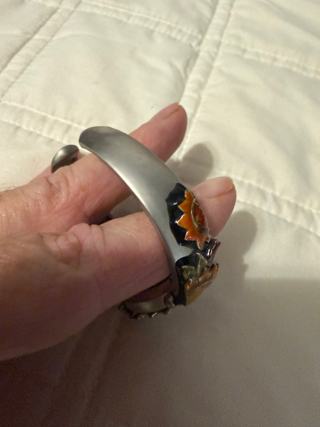 Vintage Ladybug sunflower watch