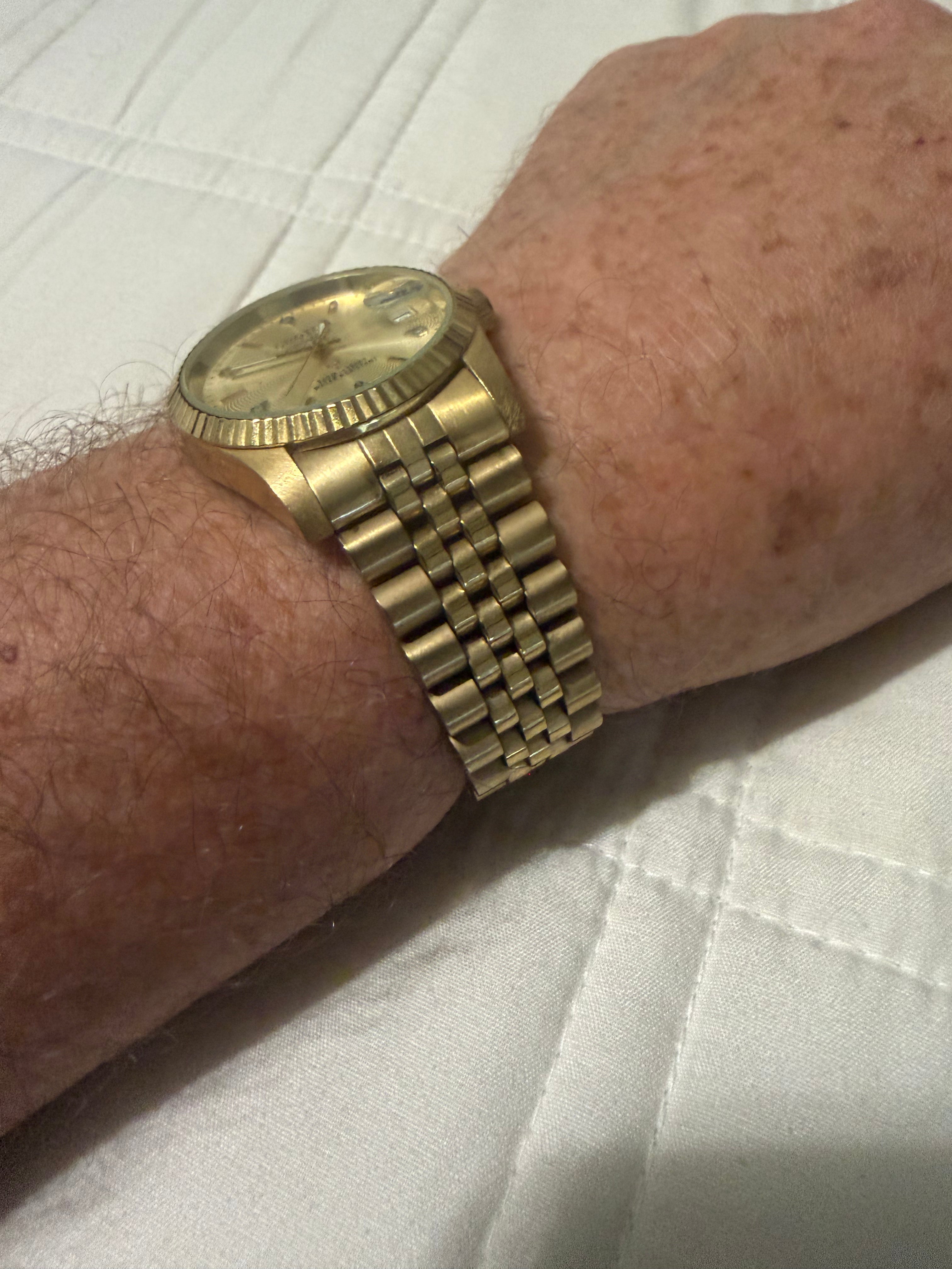 Men’s vintage Croton automatic diver on original jubilee bracelet