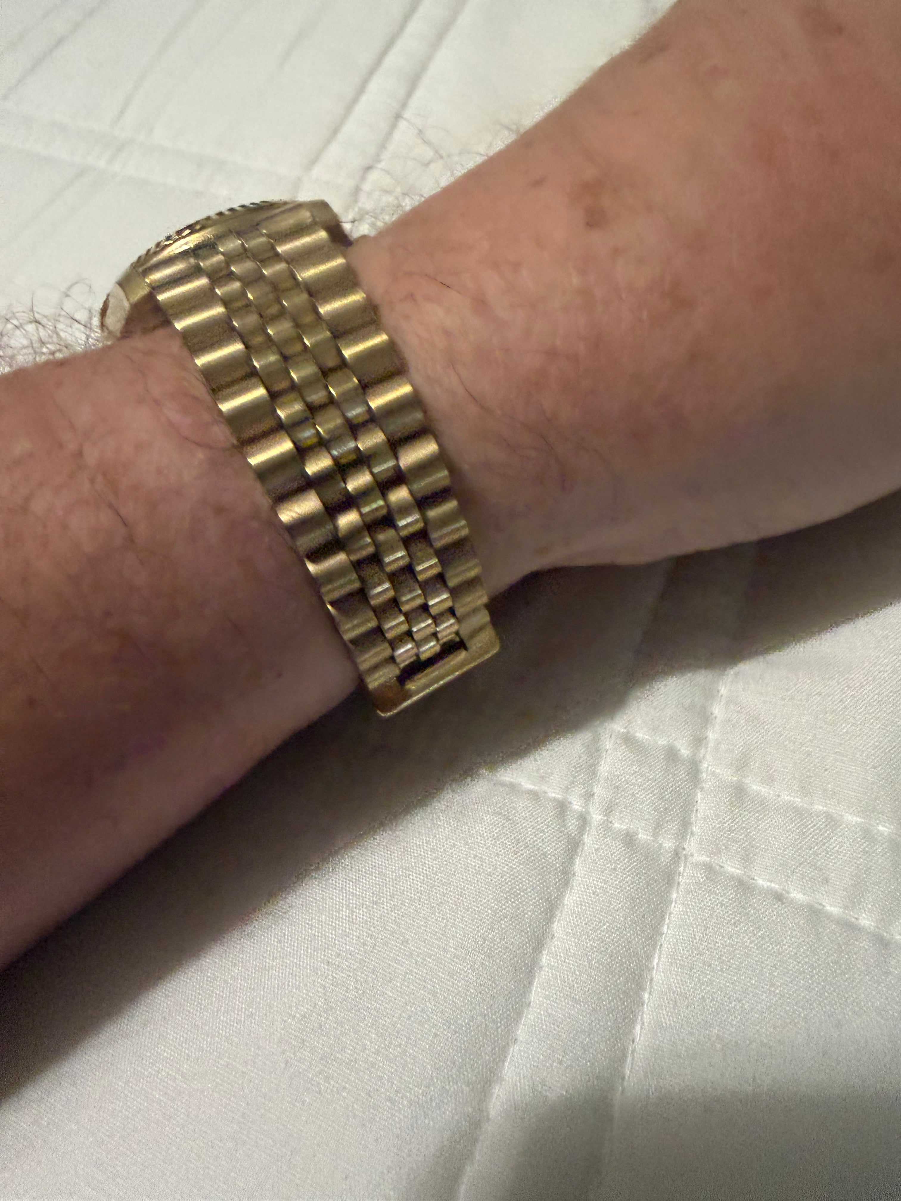 Men’s vintage Croton automatic diver on original jubilee bracelet