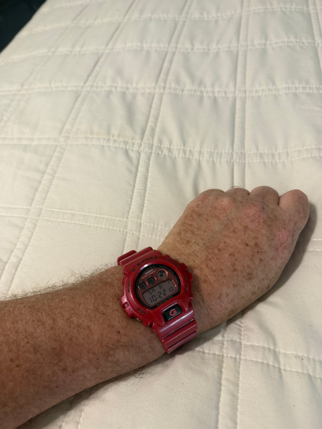 Casio G-Shock DW-6900MF Watch Men 50mm Red Crazy Color Alarm Chrono Digi NewBatt