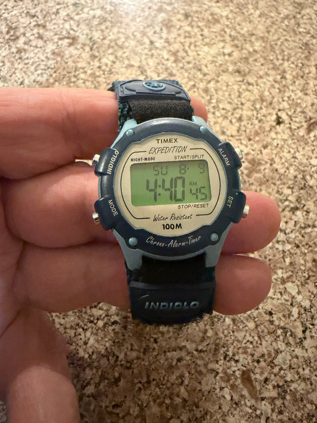 Vintage Timex Expedition Ladies Digital Watch Indiglo 100M New Battery Runs Great