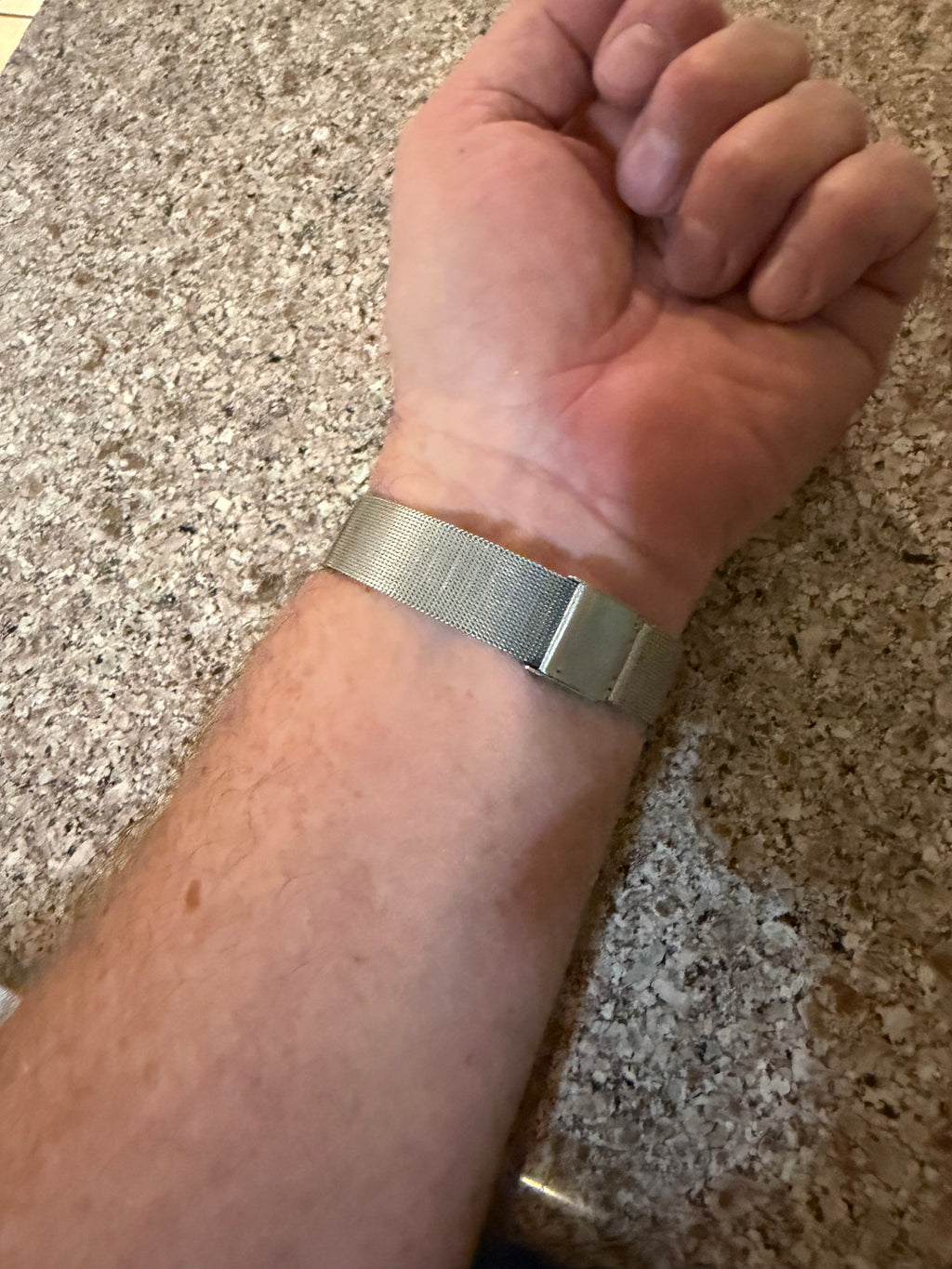 Vintage Heineken Beer Promo Watch Stainless Mesh Band NEW BATTERY Runs Great