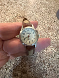 Ladies Timex Expedition Indiglo Field Watch 50M Brown Strap Working Light