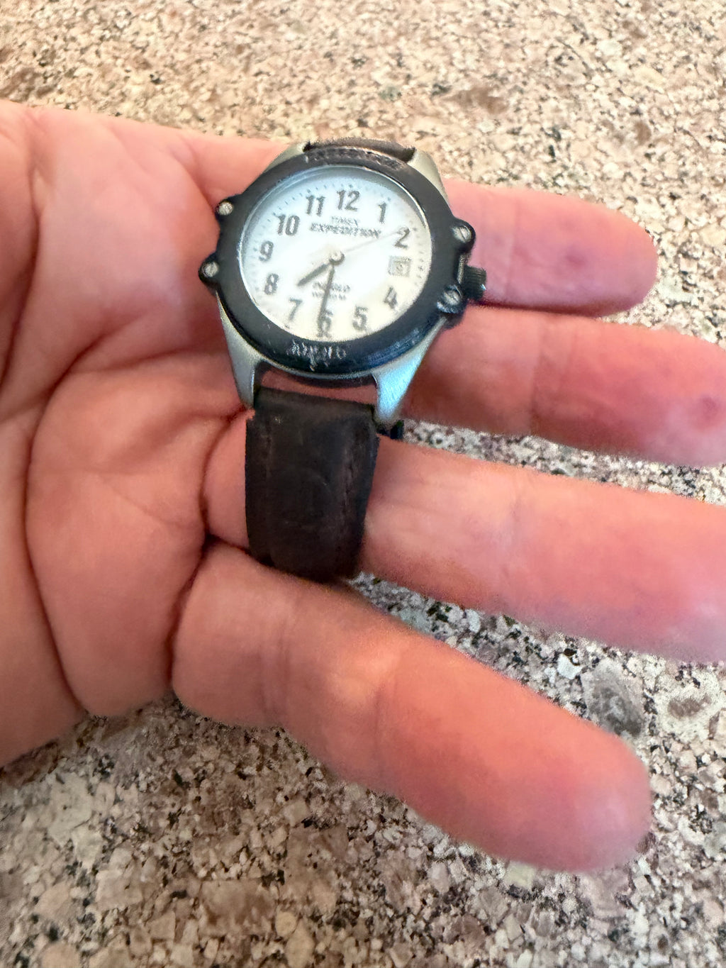 Vintage Timex Expedition Ladies Watch Indiglo Date White Dial New Battery