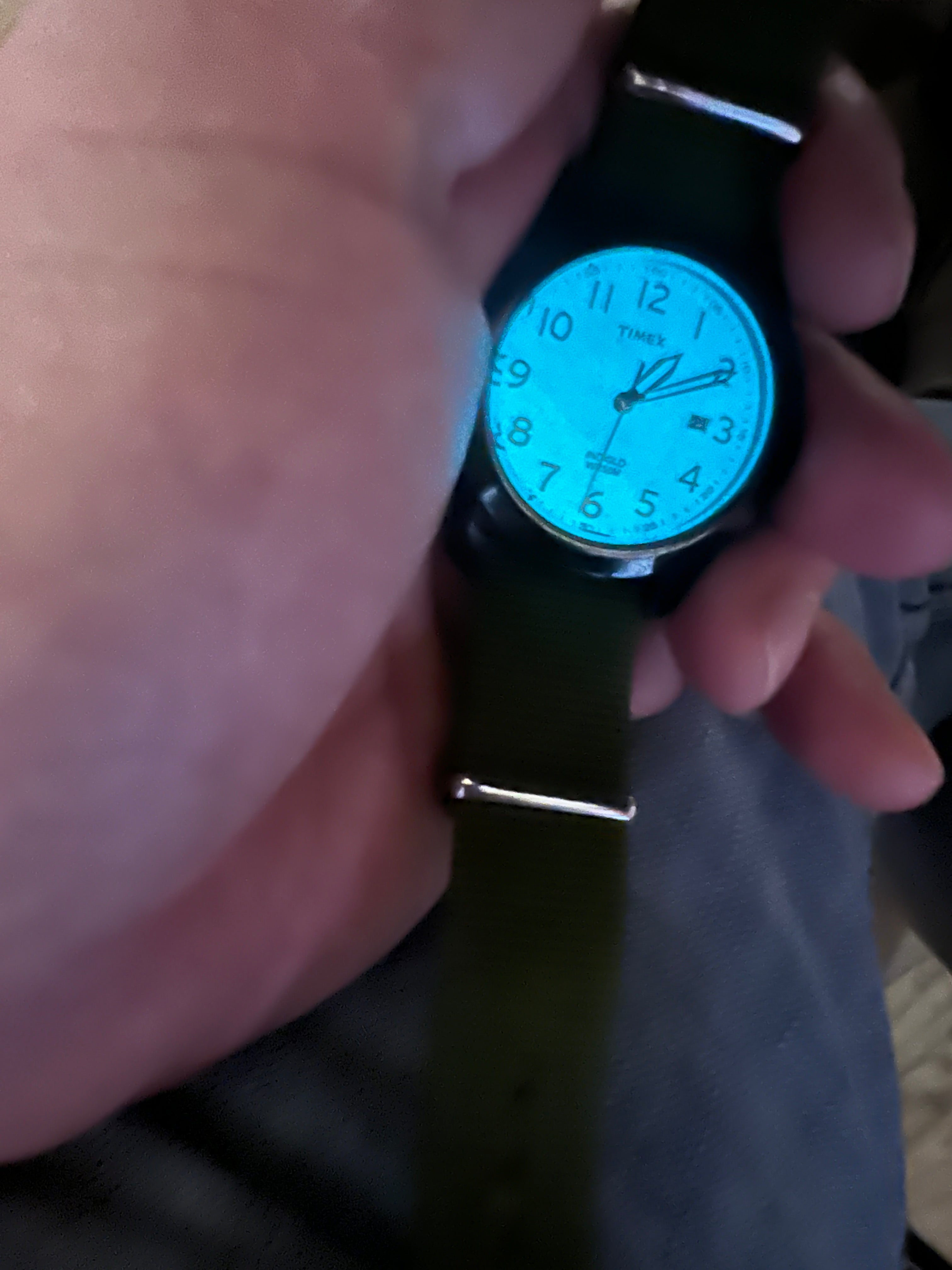 Timex vintage men’s indiglo field watch. New battery.