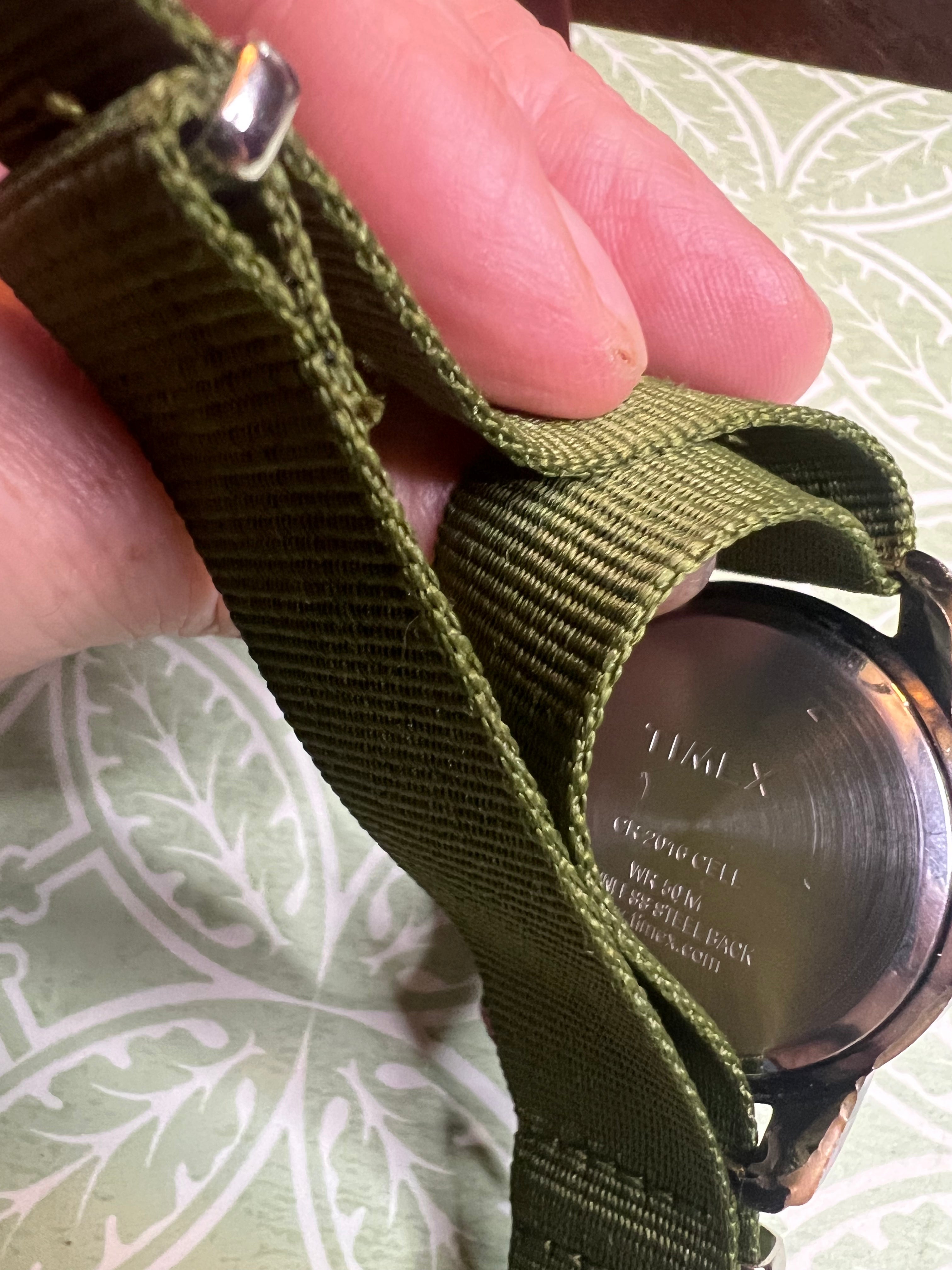 Timex vintage men’s indiglo field watch. New battery.