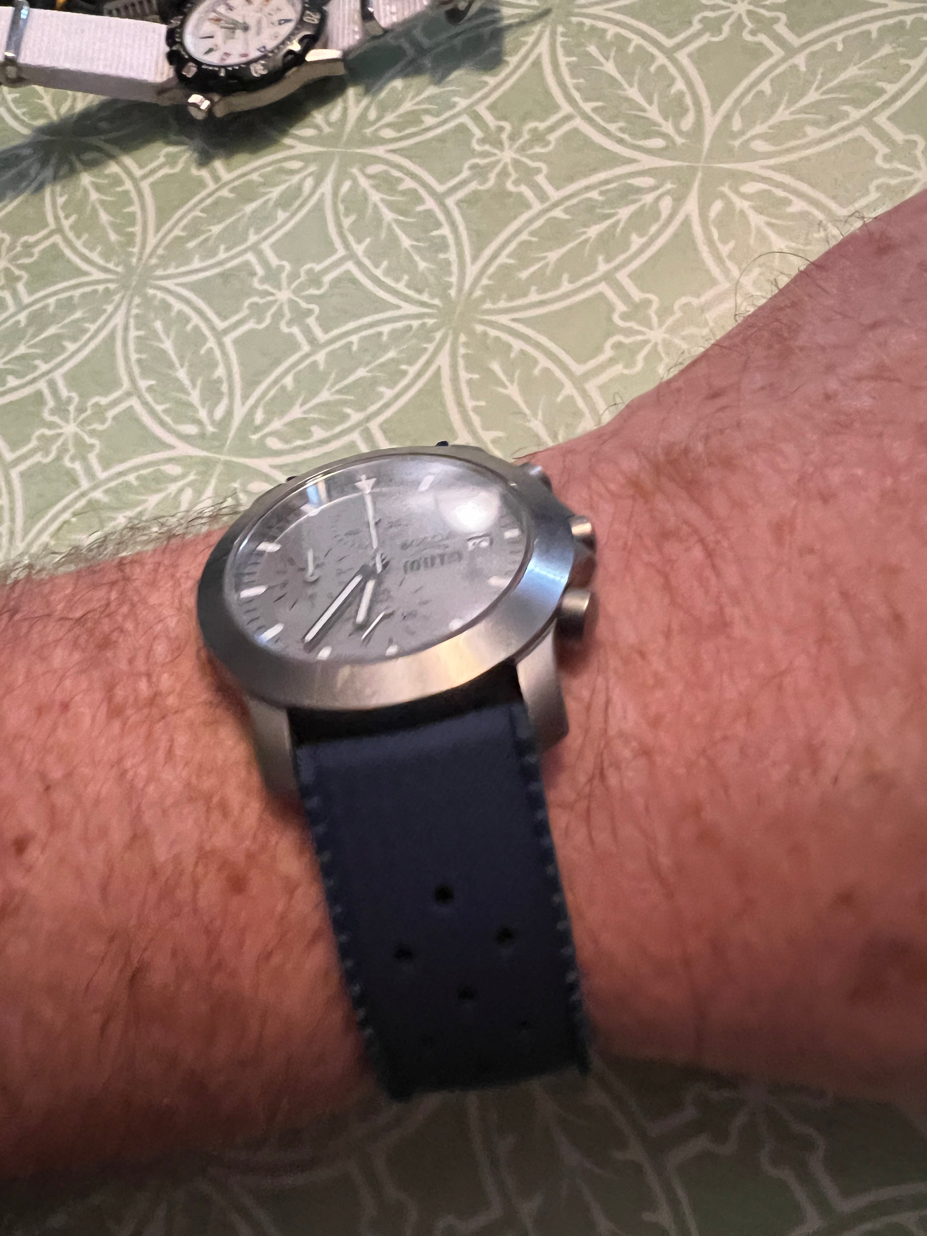 Boccia Titanium Sapphire Crystal OUTSIDE Men's Watch - Chronograph Field Watch