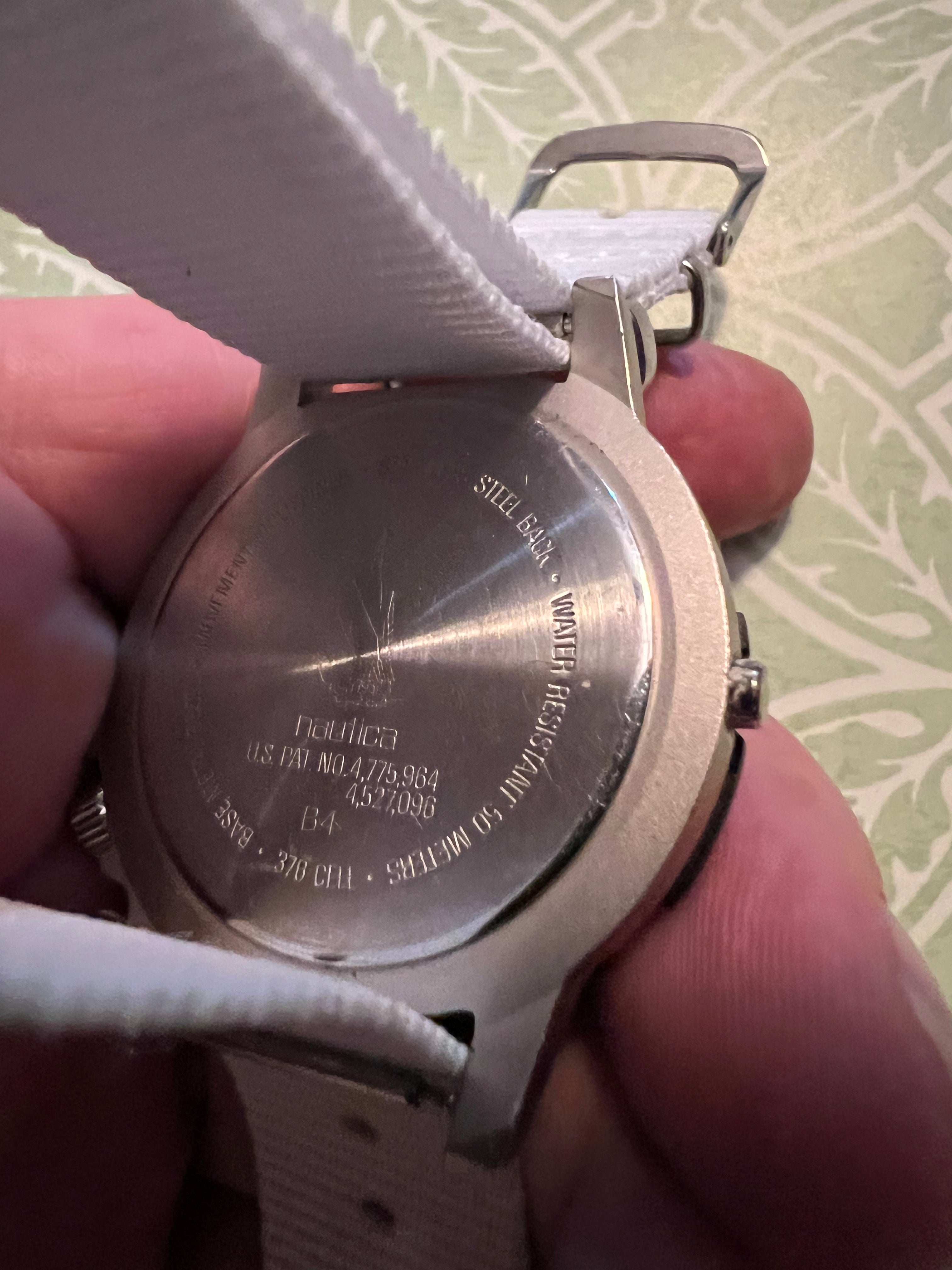Nautica Watch Flags sailing watch nato strap new battery with Indiglo