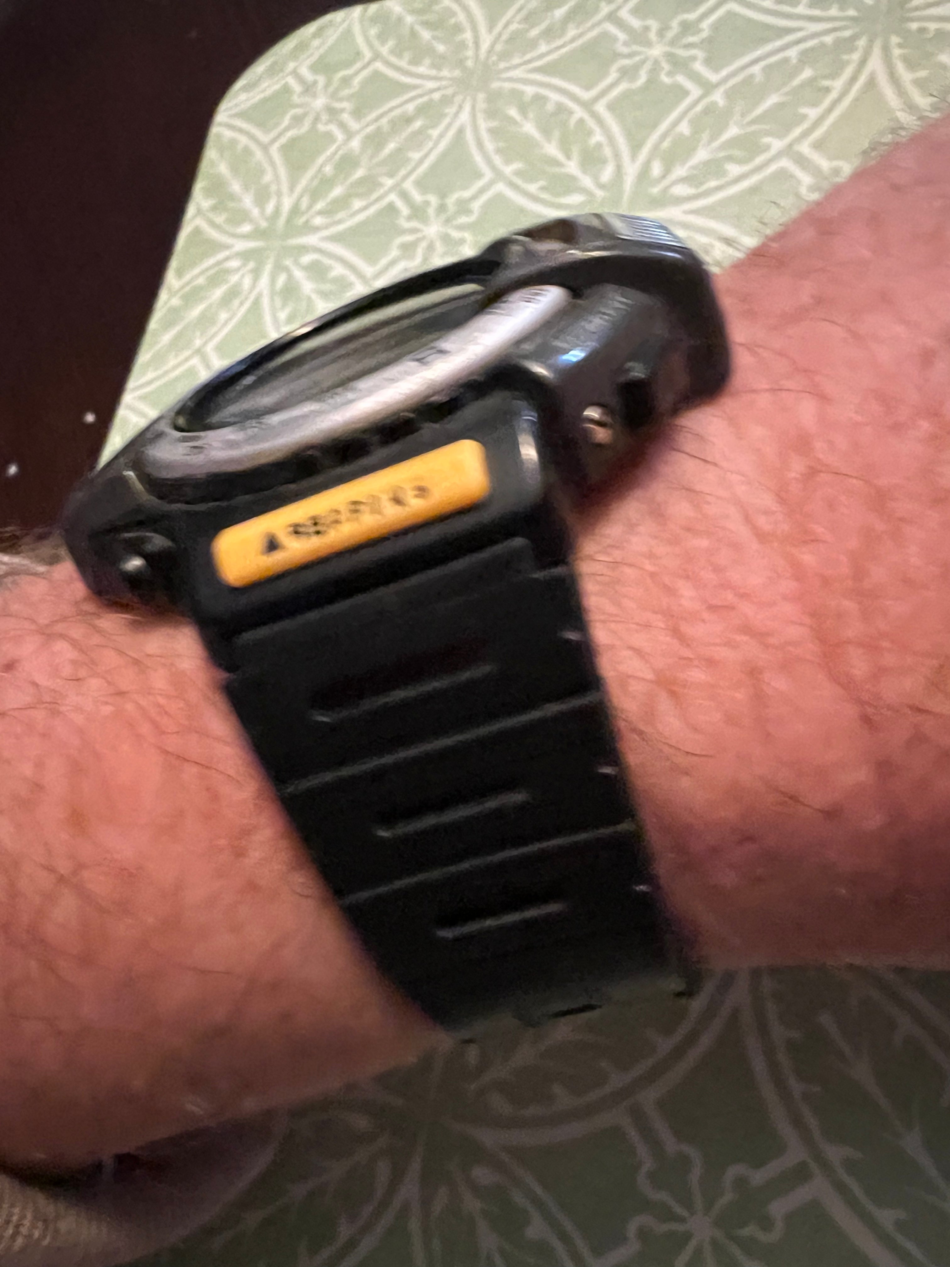 Rare CASIO Vintage 1990 atc-1200 watch New Battery Fully Functional.