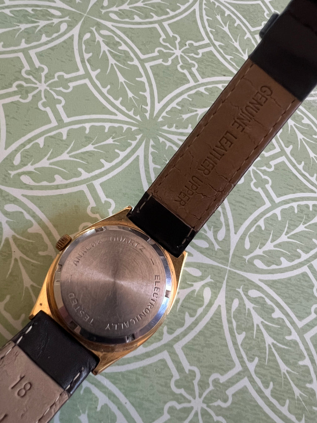 Vintage men’s Armitron tank watch.