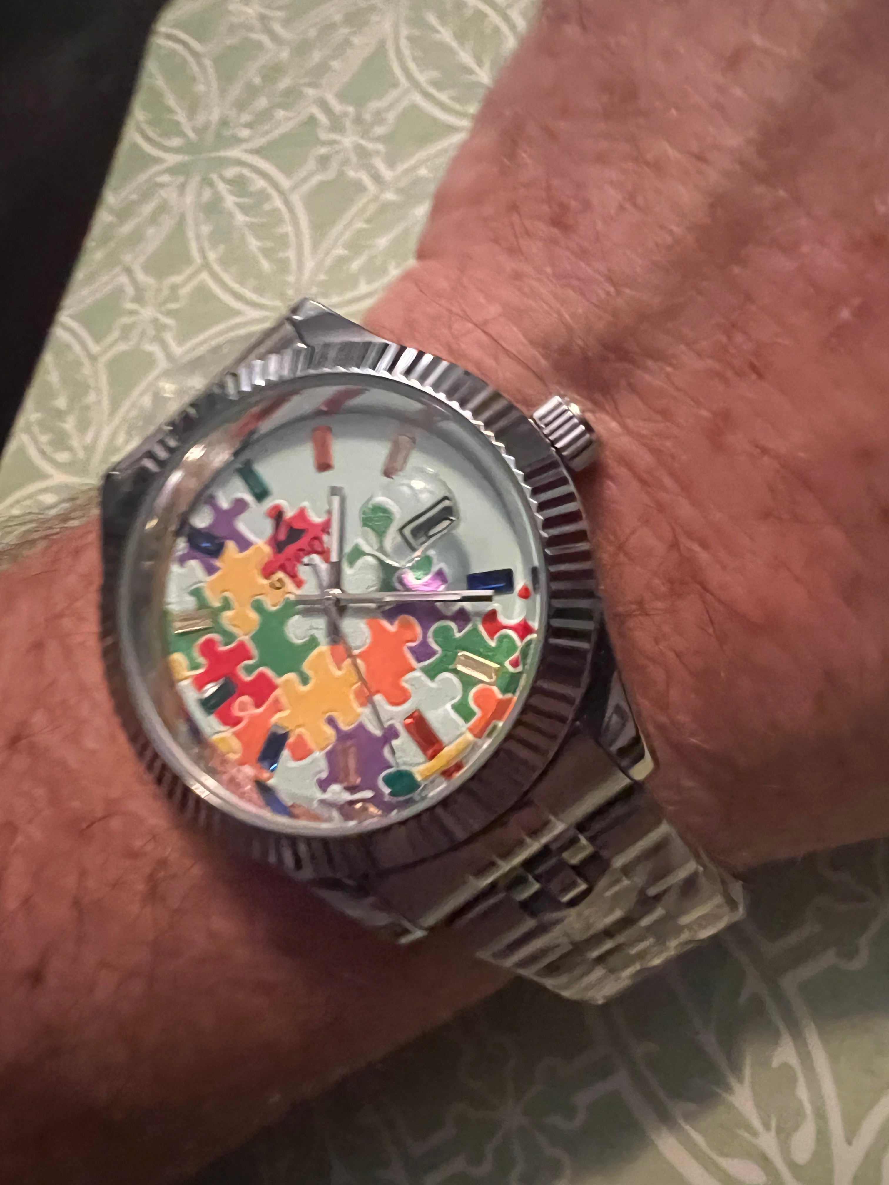 Men’s Autism Awareness Watch