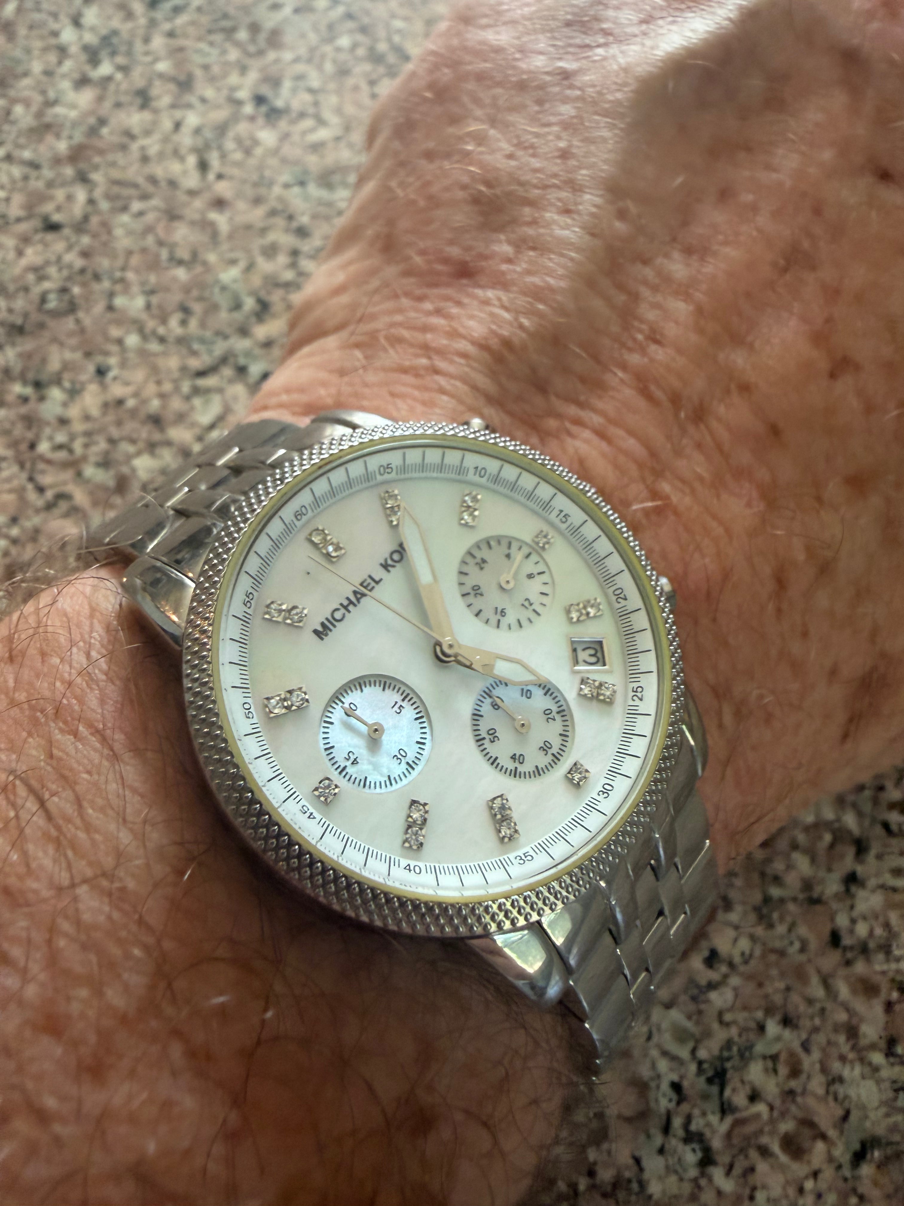 Michael Kors MK5020 Silver Stainless Steel Chronograph Quartz Watch
