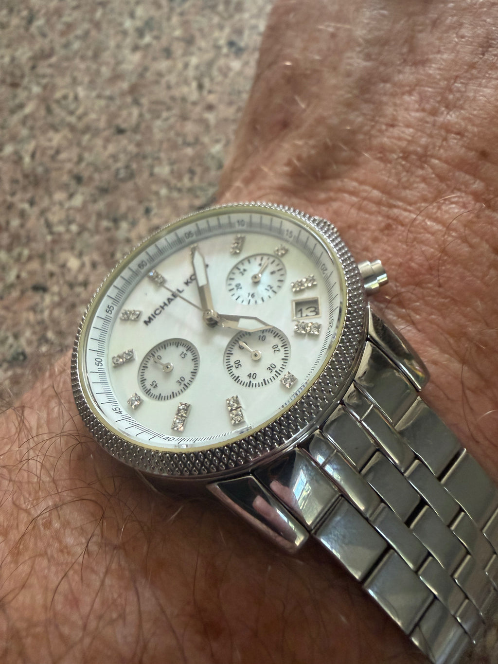 Michael Kors MK5020 Silver Stainless Steel Chronograph Quartz Watch