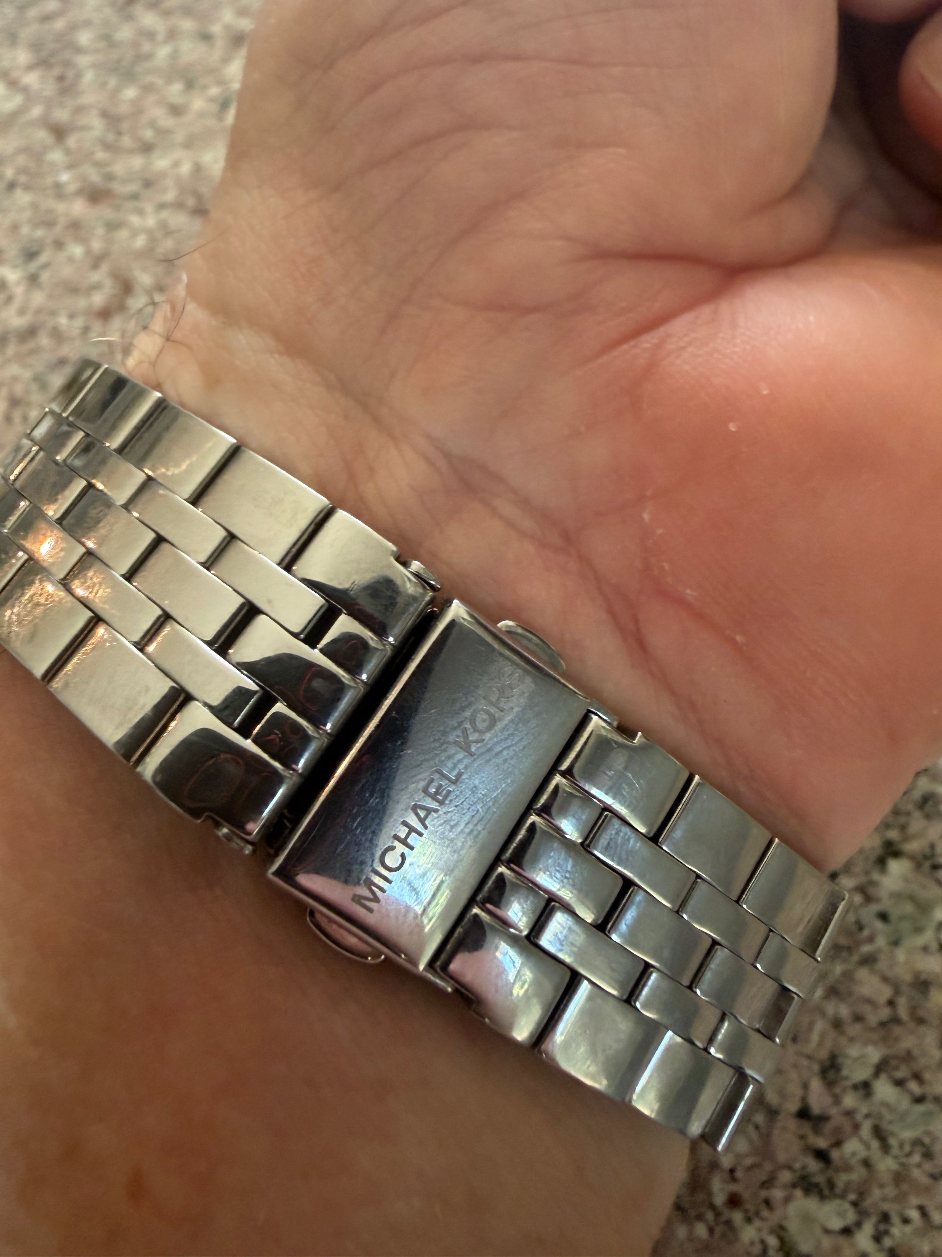 Michael Kors MK5020 Silver Stainless Steel Chronograph Quartz Watch