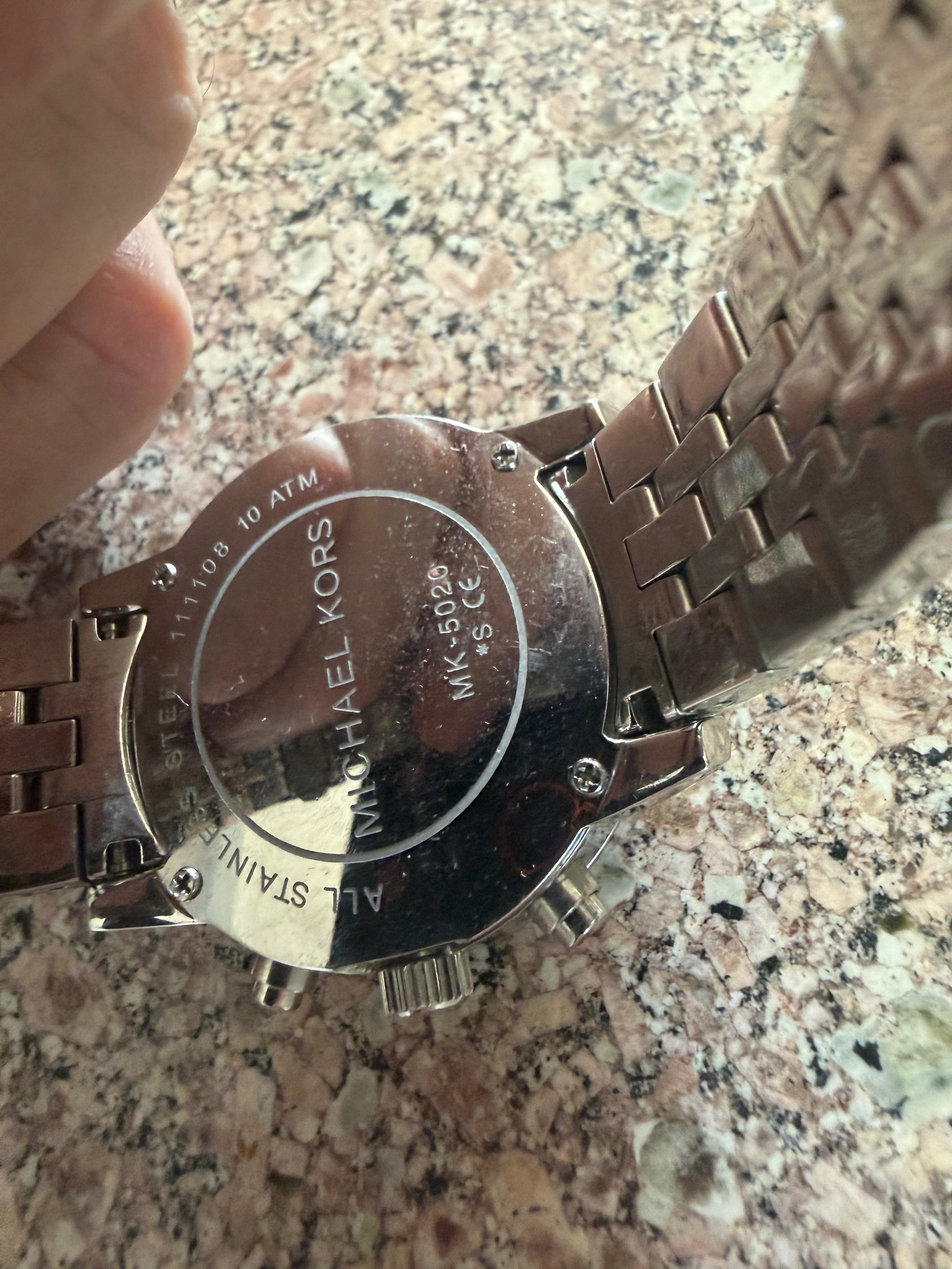 Michael Kors MK5020 Silver Stainless Steel Chronograph Quartz Watch