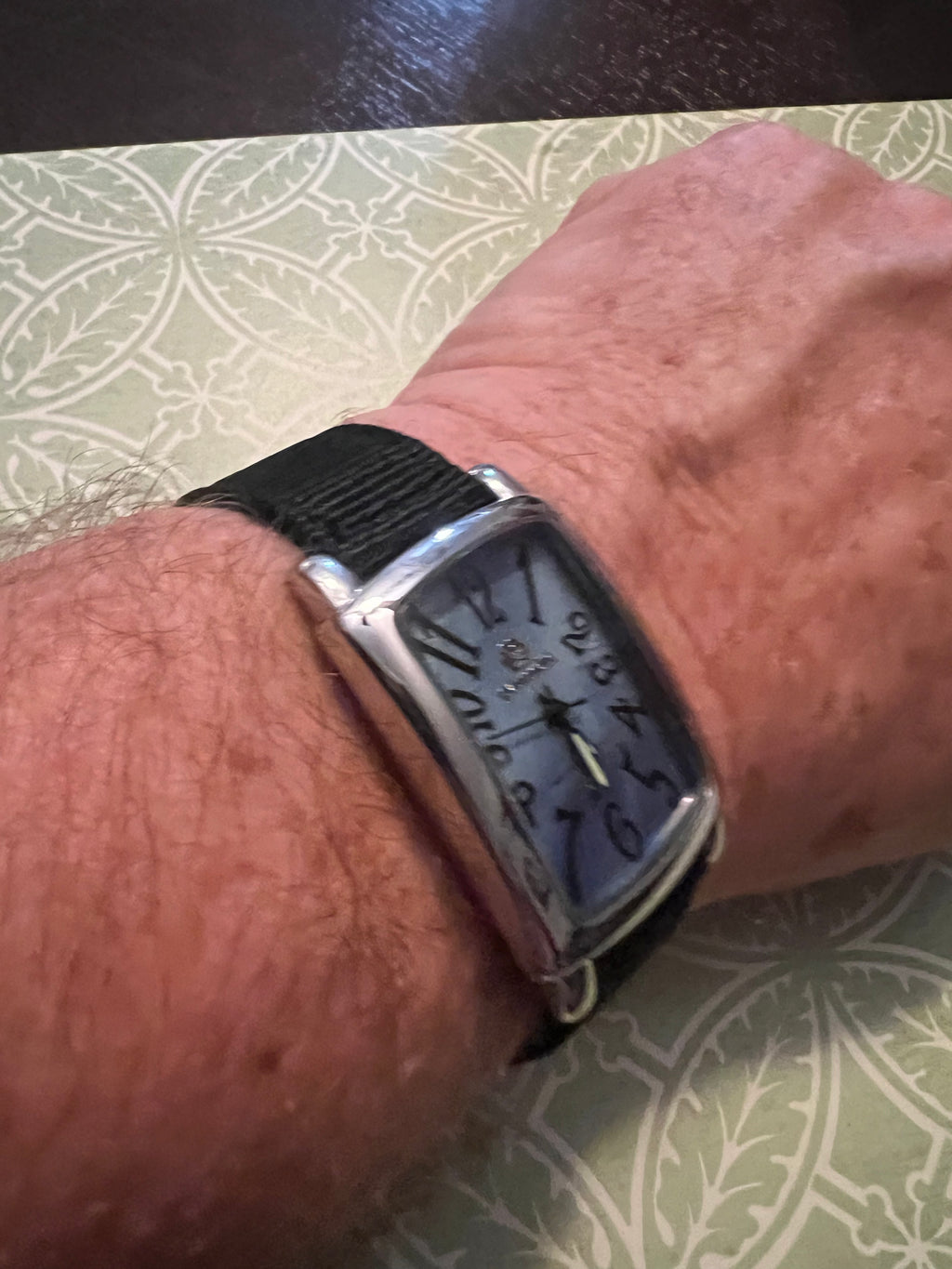 Men’s Pastorelli by Invicta blue dial tank watch