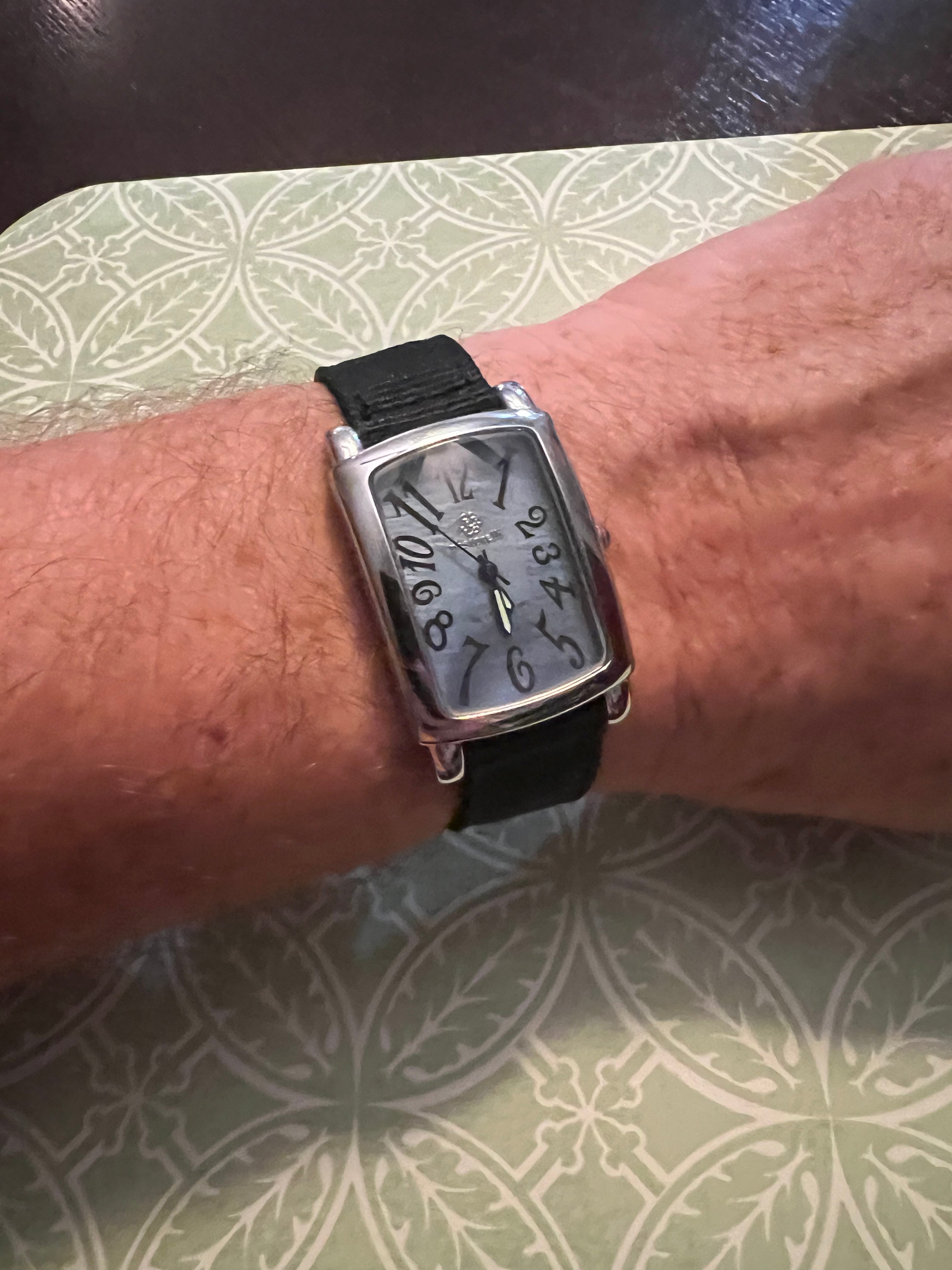 Men’s Pastorelli by Invicta blue dial tank watch