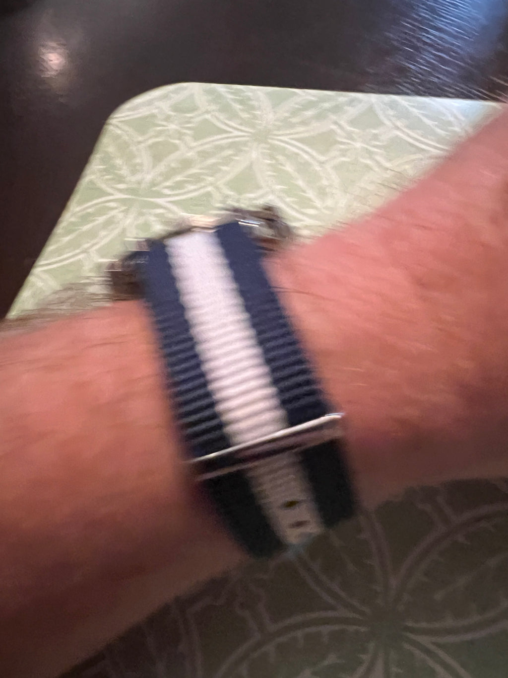 2001 men’s Polo watch. Rotating bezel, nato strap, new battery