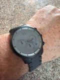 MVMT 5ATM B17 316L  Blackout Tactical Chrono watch