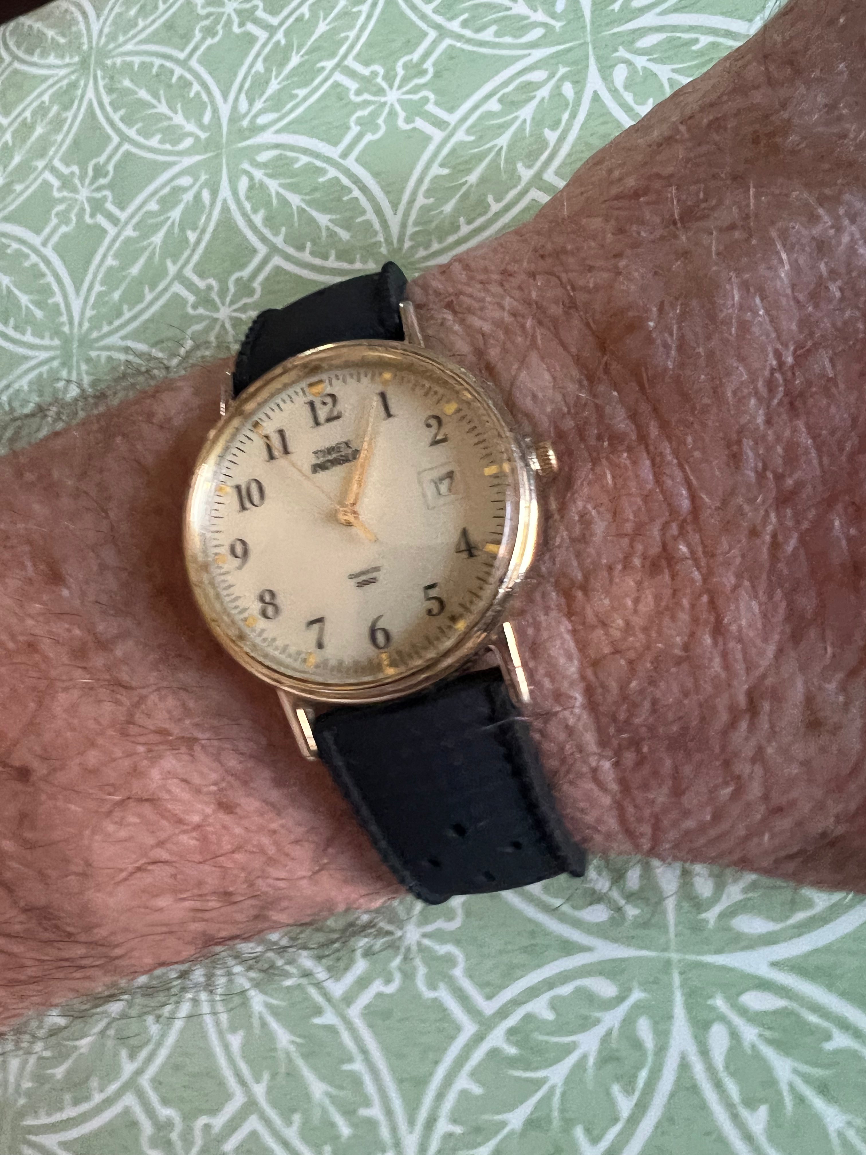 Men’s vintage Timex Indiglo Watch new battery Tropic strap