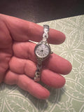 Ladies Collezio vintage dainty silver tone watc