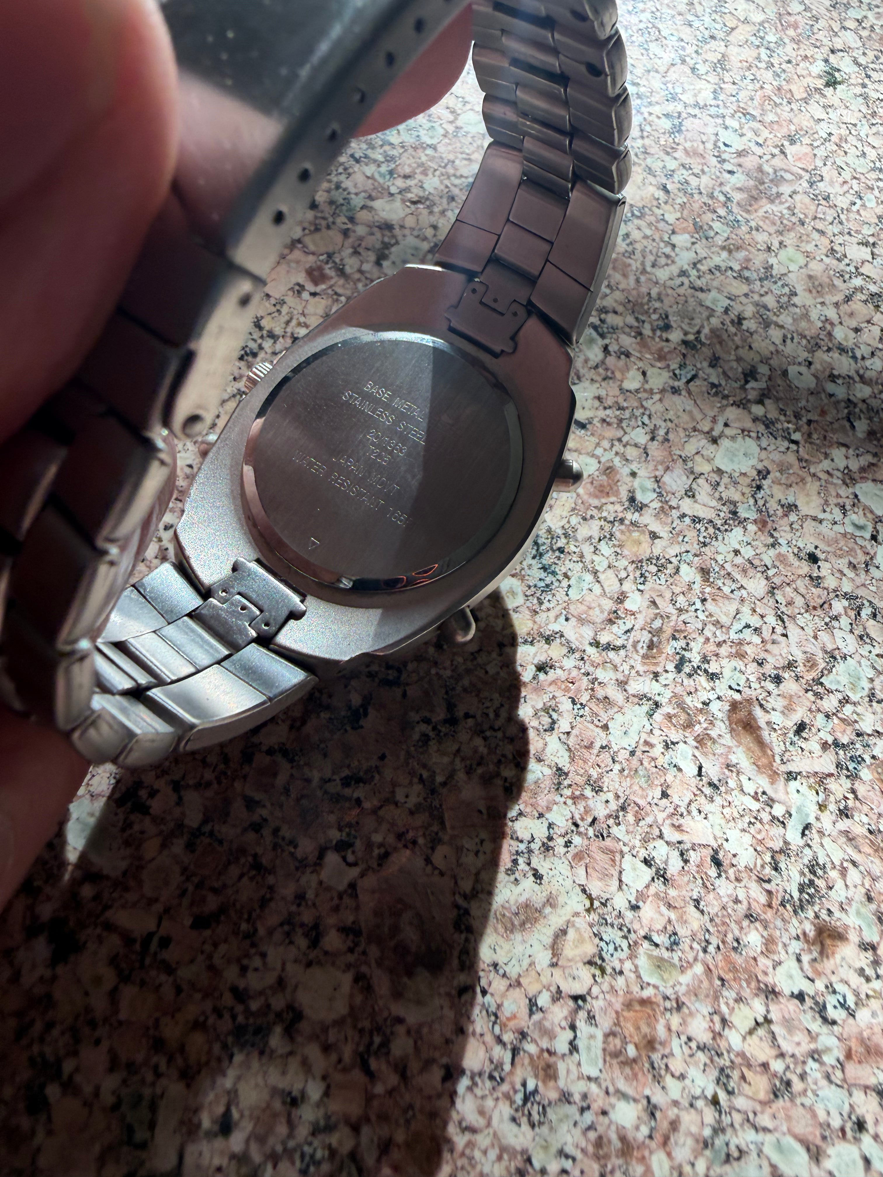 Armitron 20/1363 Men’s Vintage Ana-Digi Alarm Chronograph Watch New Battery