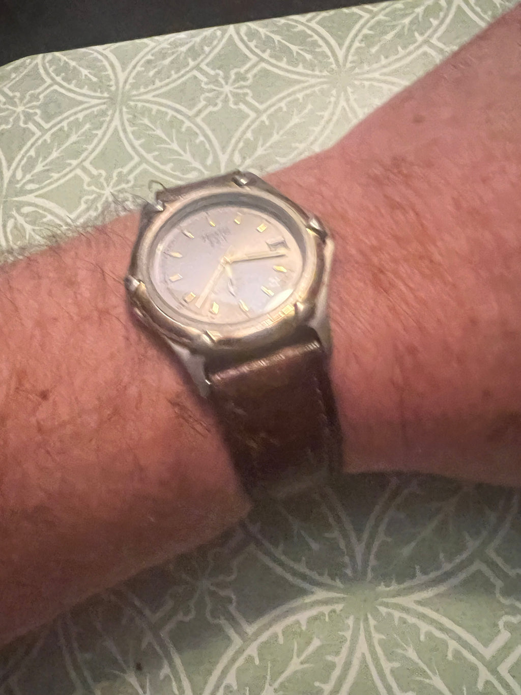 Men’s 1991 Brighton Bay date watch two-tone