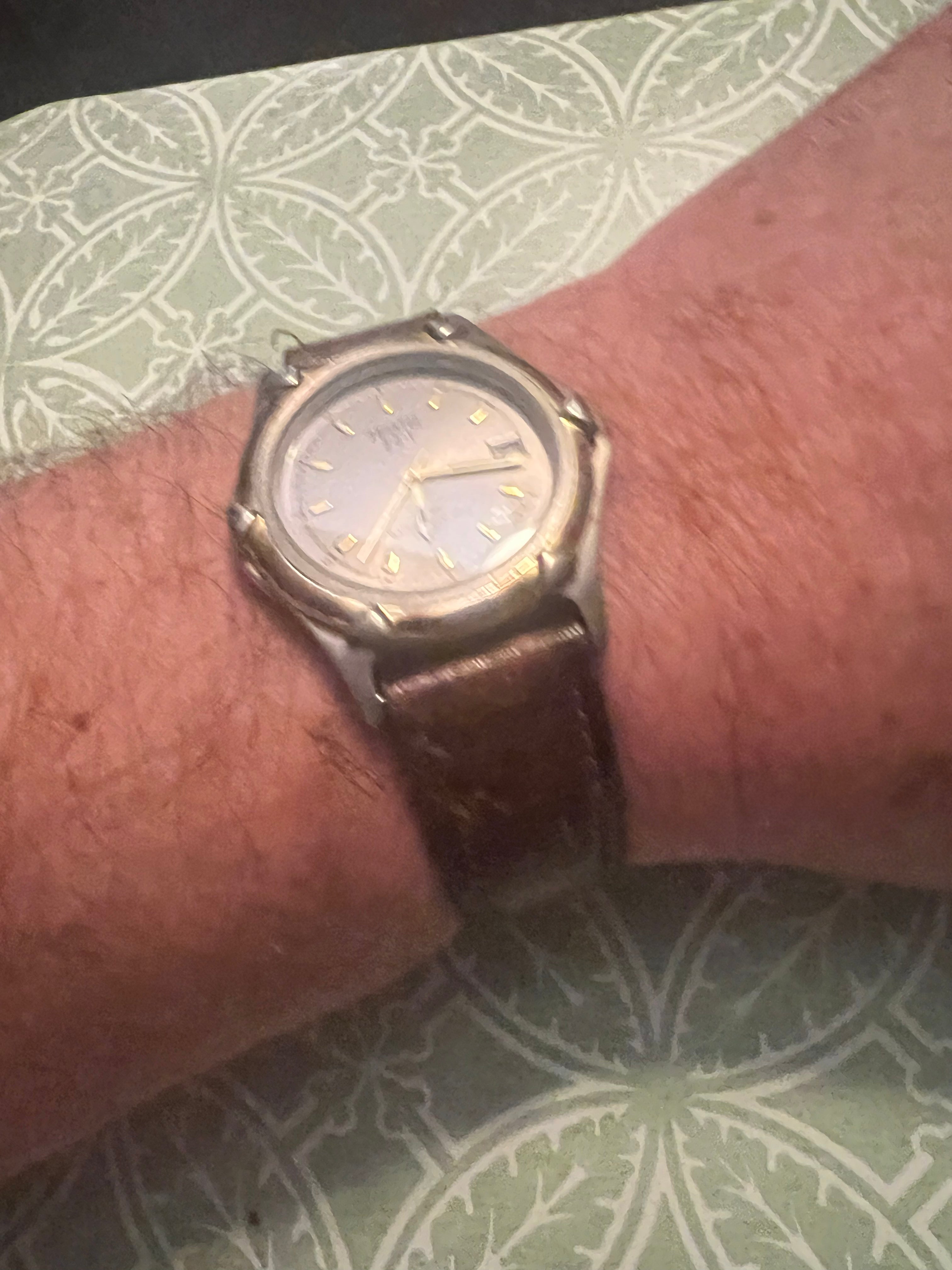 Men’s 1991 Brighton Bay date watch two-tone