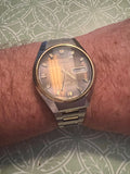 Vintage SEIKO DX  Automatic Tiger's Eye 17 jewels Men’s Watch Beveled Crystal