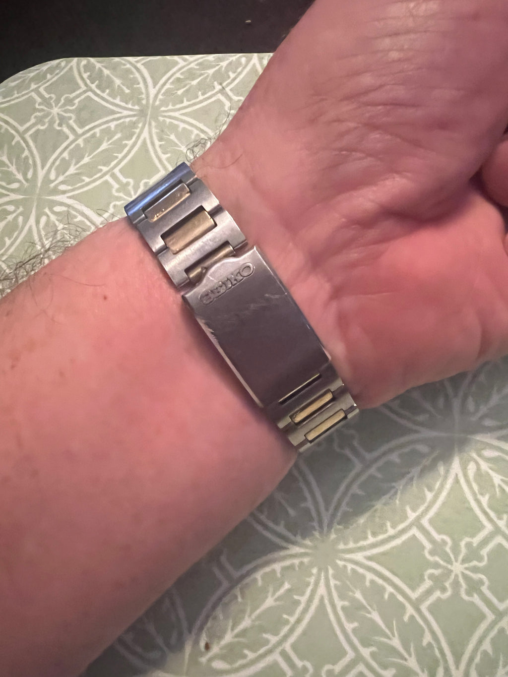 Vintage SEIKO DX  Automatic Tiger's Eye 17 jewels Men’s Watch Beveled Crystal