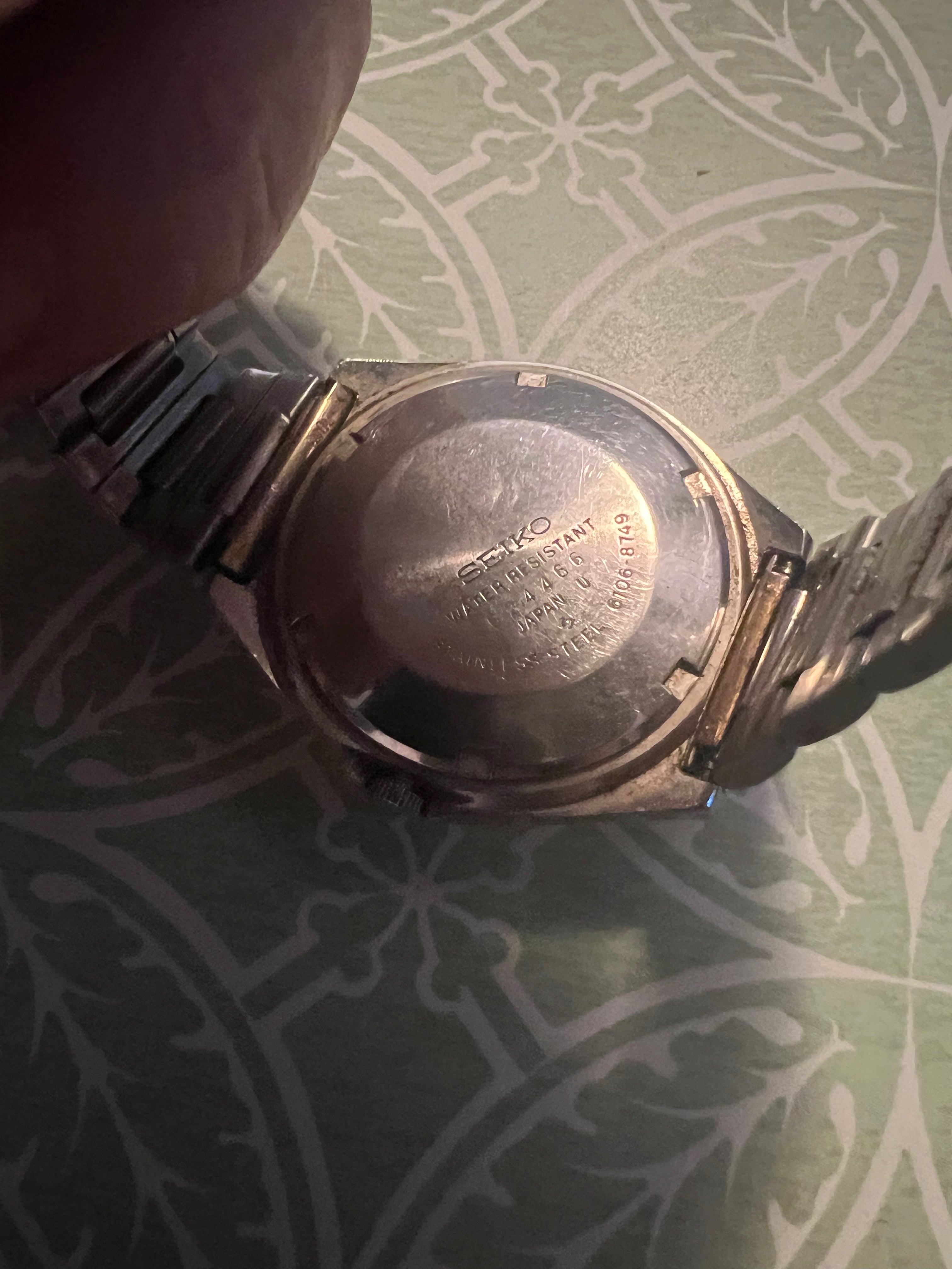 Vintage SEIKO DX  Automatic Tiger's Eye 17 jewels Men’s Watch Beveled Crystal