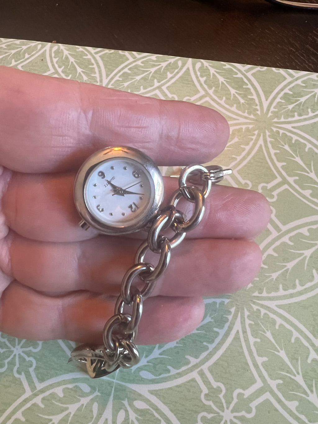 Ladies ocean themed charm bracelet watch. New battery.