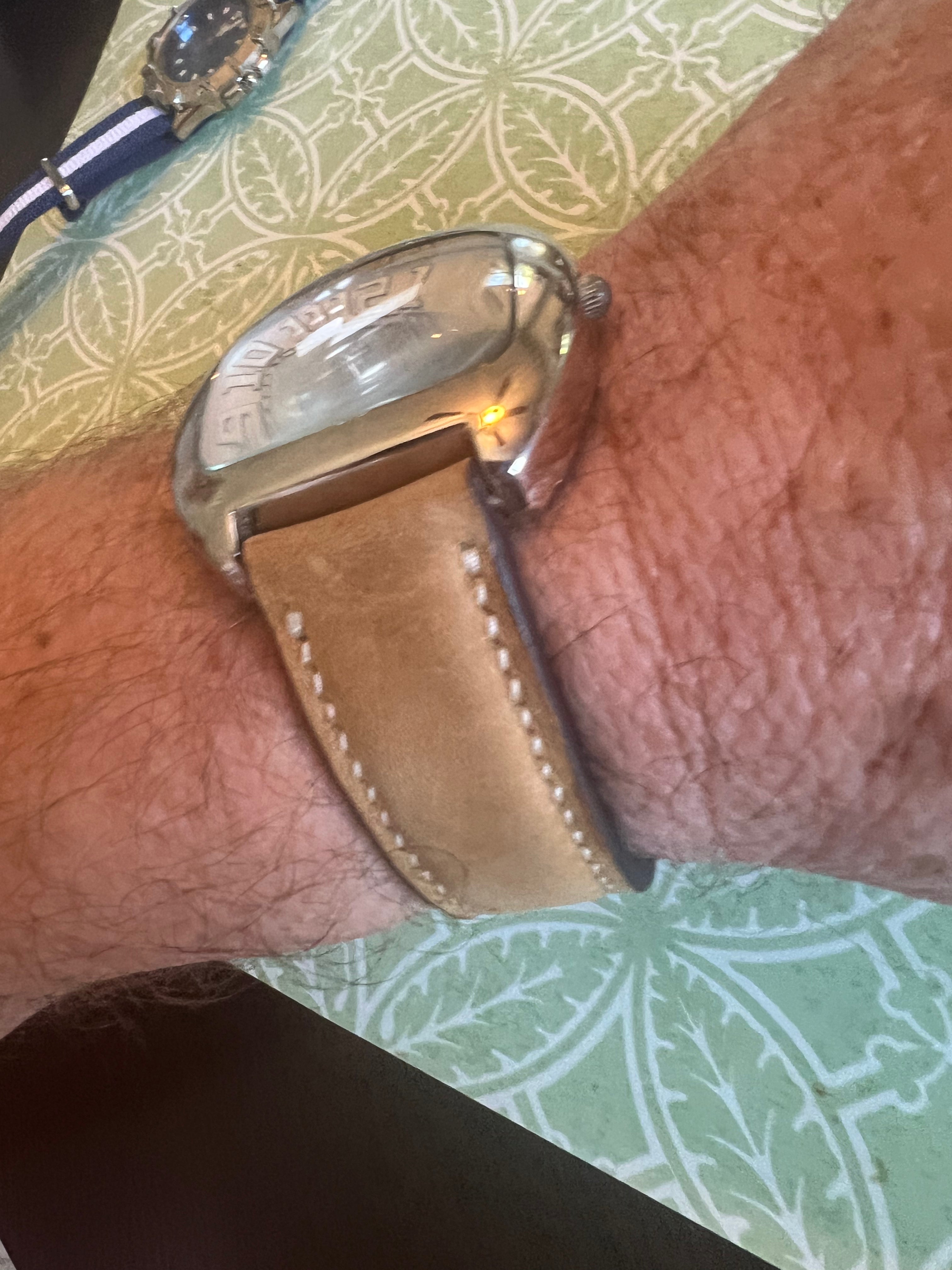 Men’s large rectangular Kontakt brand watch