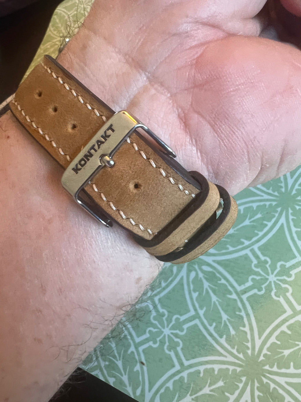 Men’s large rectangular Kontakt brand watch