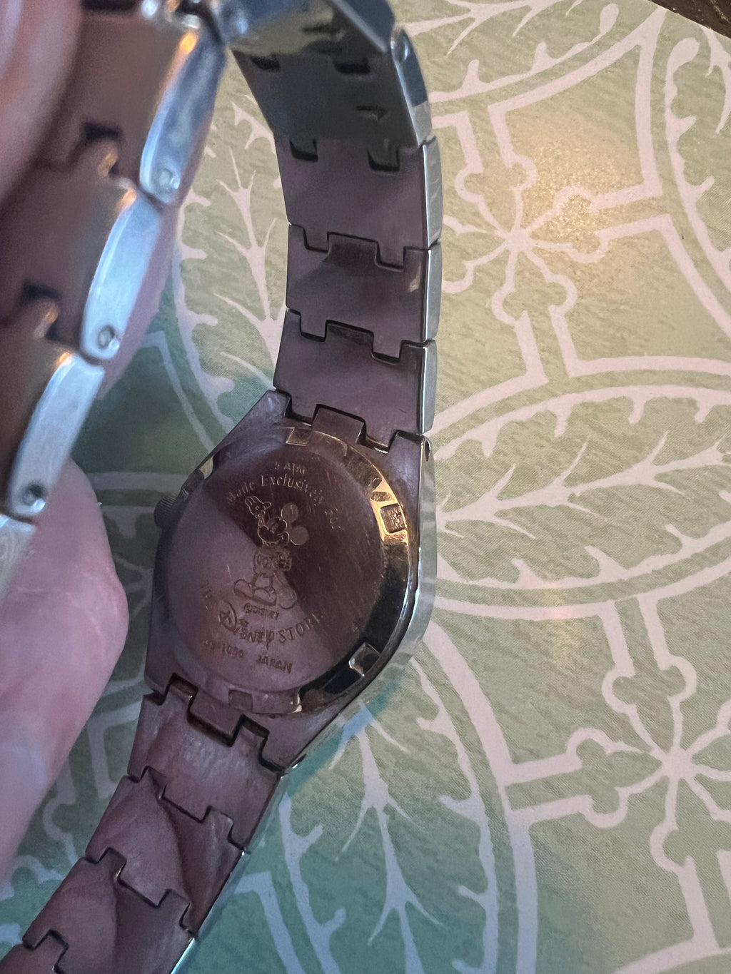 Disney Steel by Fossil Mickey Mouse dainty ladies watch. New battery