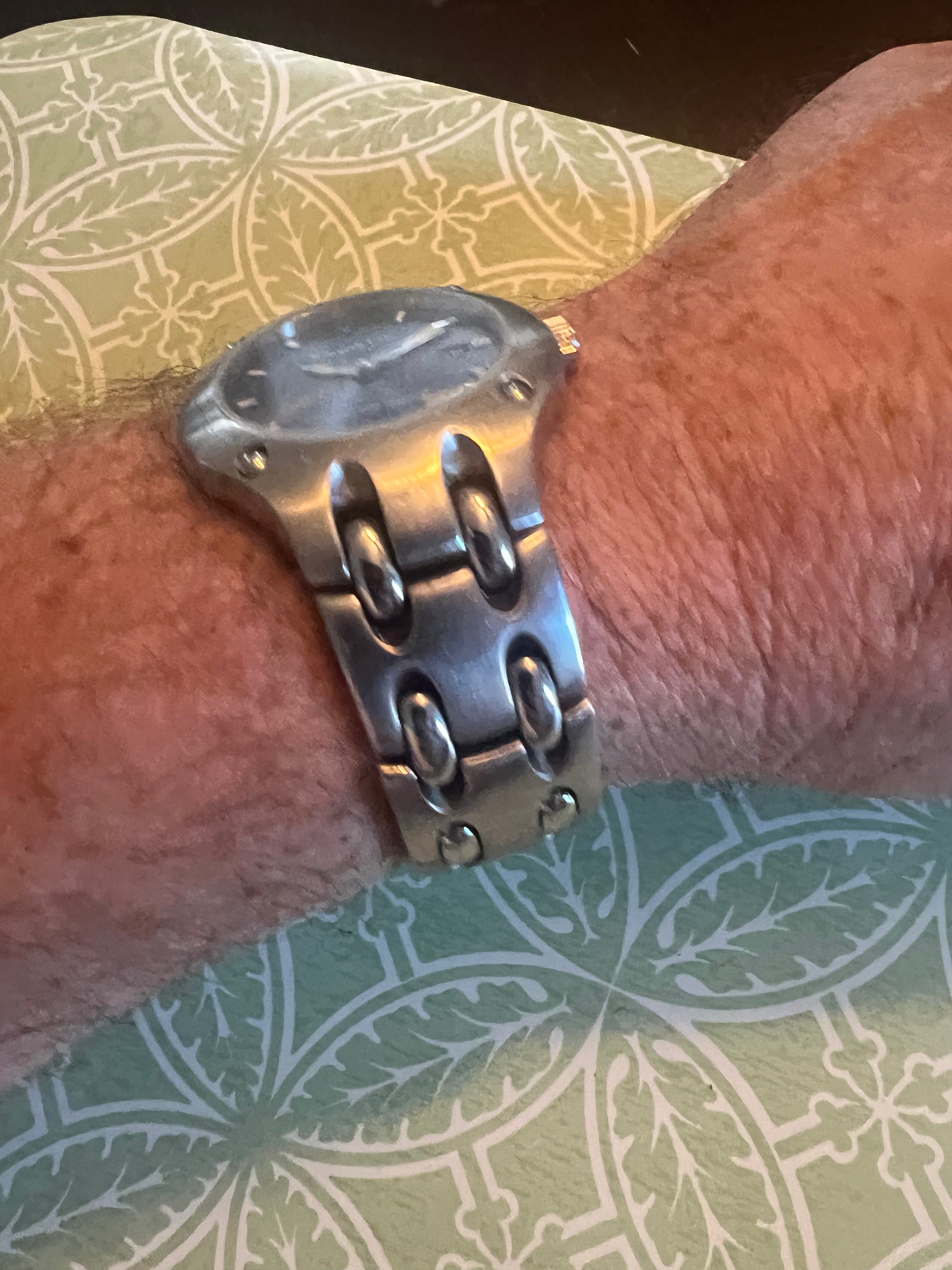 KENNETH COLE NY KC3237 ALL STEEL BLUE DIAL LUME HANDS/MARKS 10ATM MEN'S WATCH