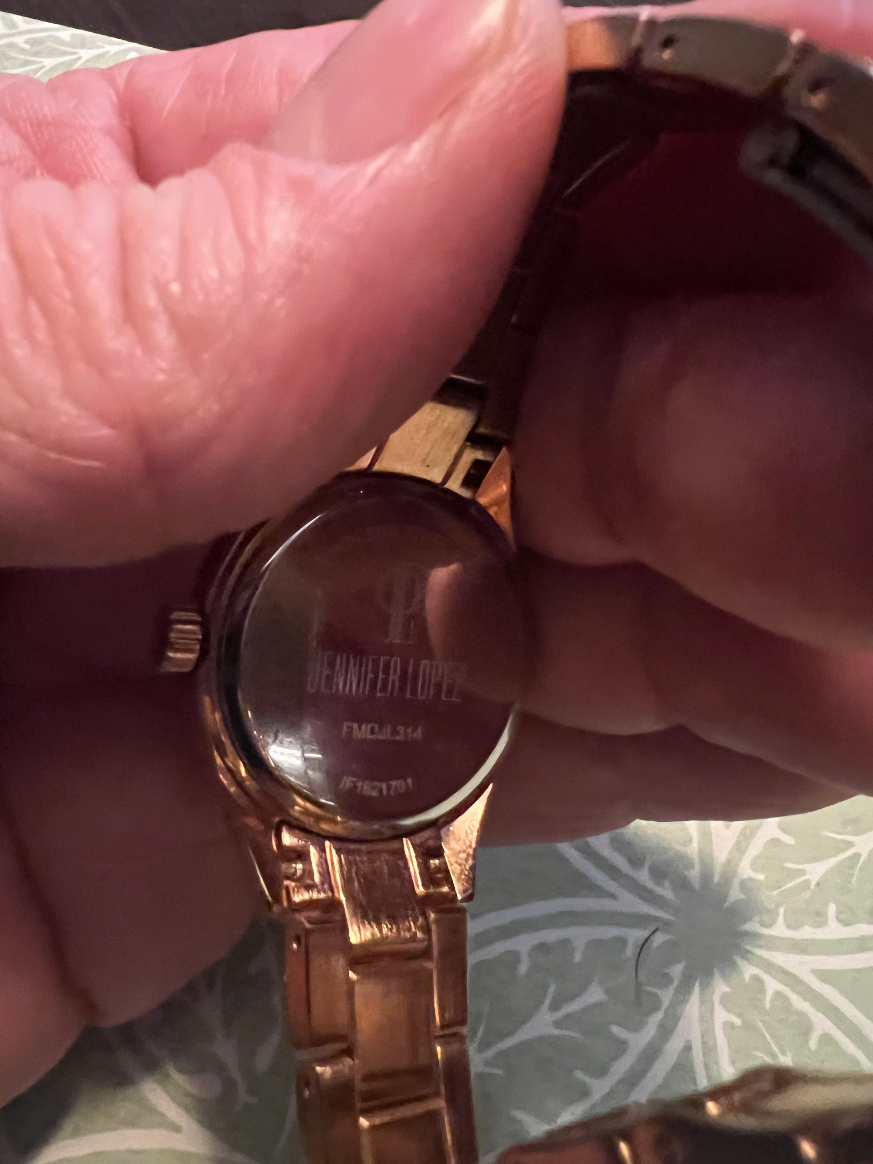 Jennifer Lopez FMDJL314 rose gold crystal accent ladies watch