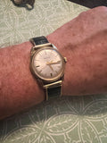 Vintage Bulova 10KT GF Bezel M8 Wristwatch Running Xlnt Condition.